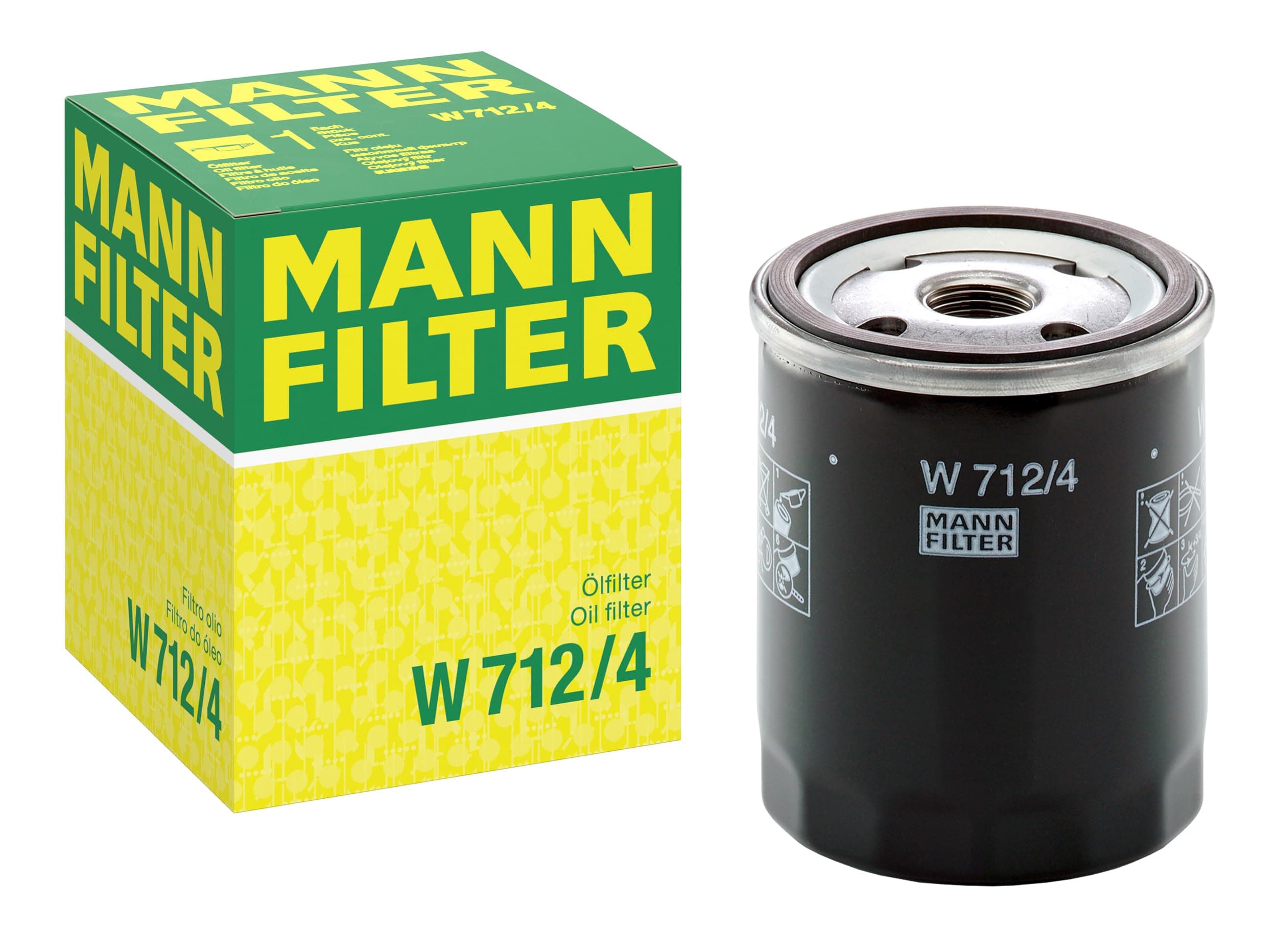 MANN-FILTER W 712/4 Oil Filter - for Off-Highway Applications