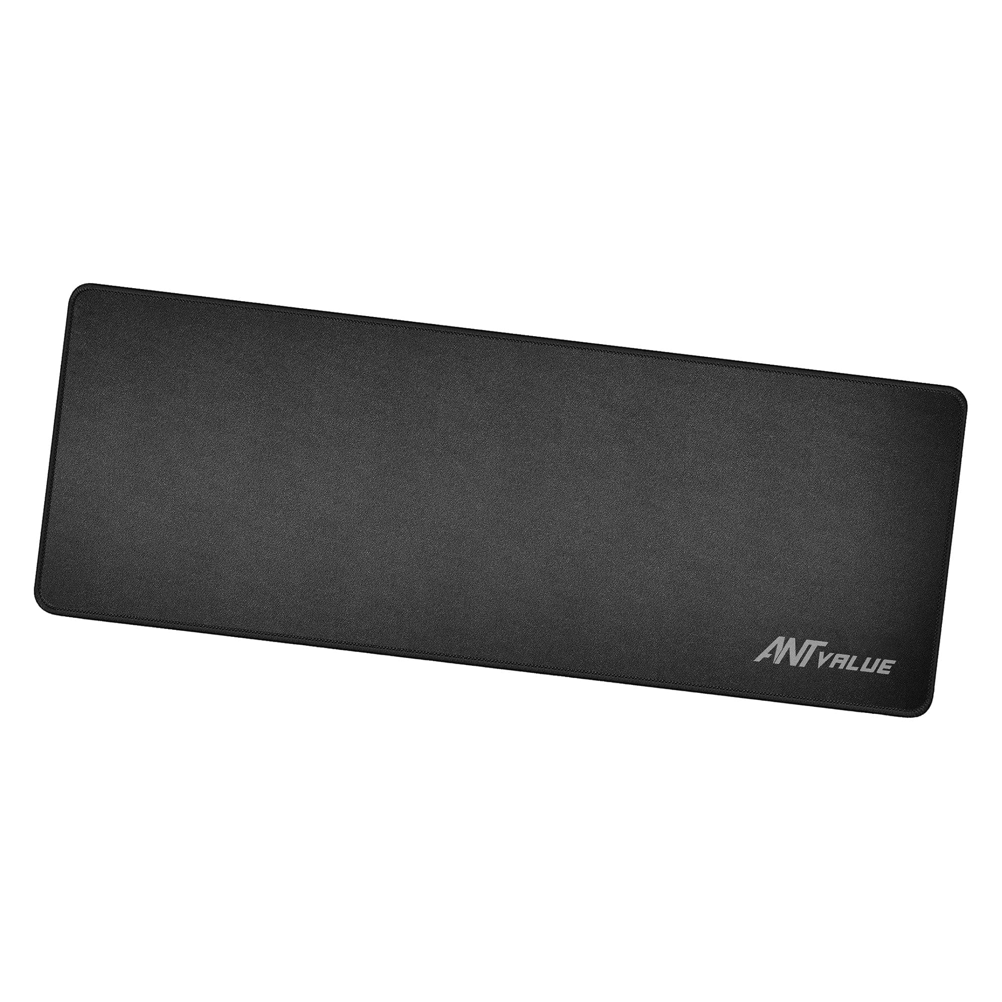 Ant Value MM300 Large Gaming Mouse Pad – Waterproof Cloth Surface with Anti-Fray Stitched Edges, Non-Slip Rubber Base, Extended Size for Gaming & Office Desk Setup – Black