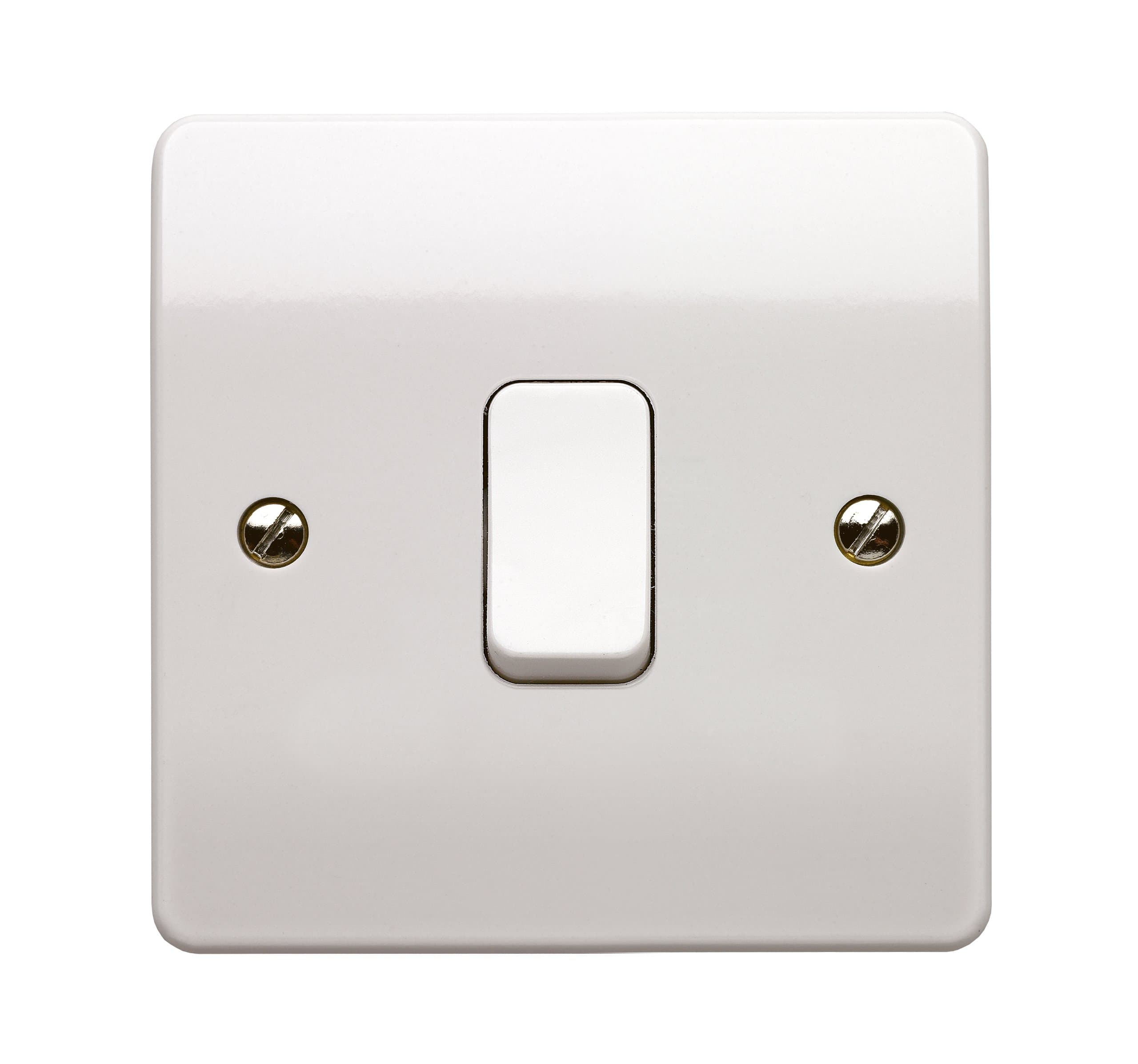 MK K4875WHI 10 amp 1-Gang Intermediate Plateswitch