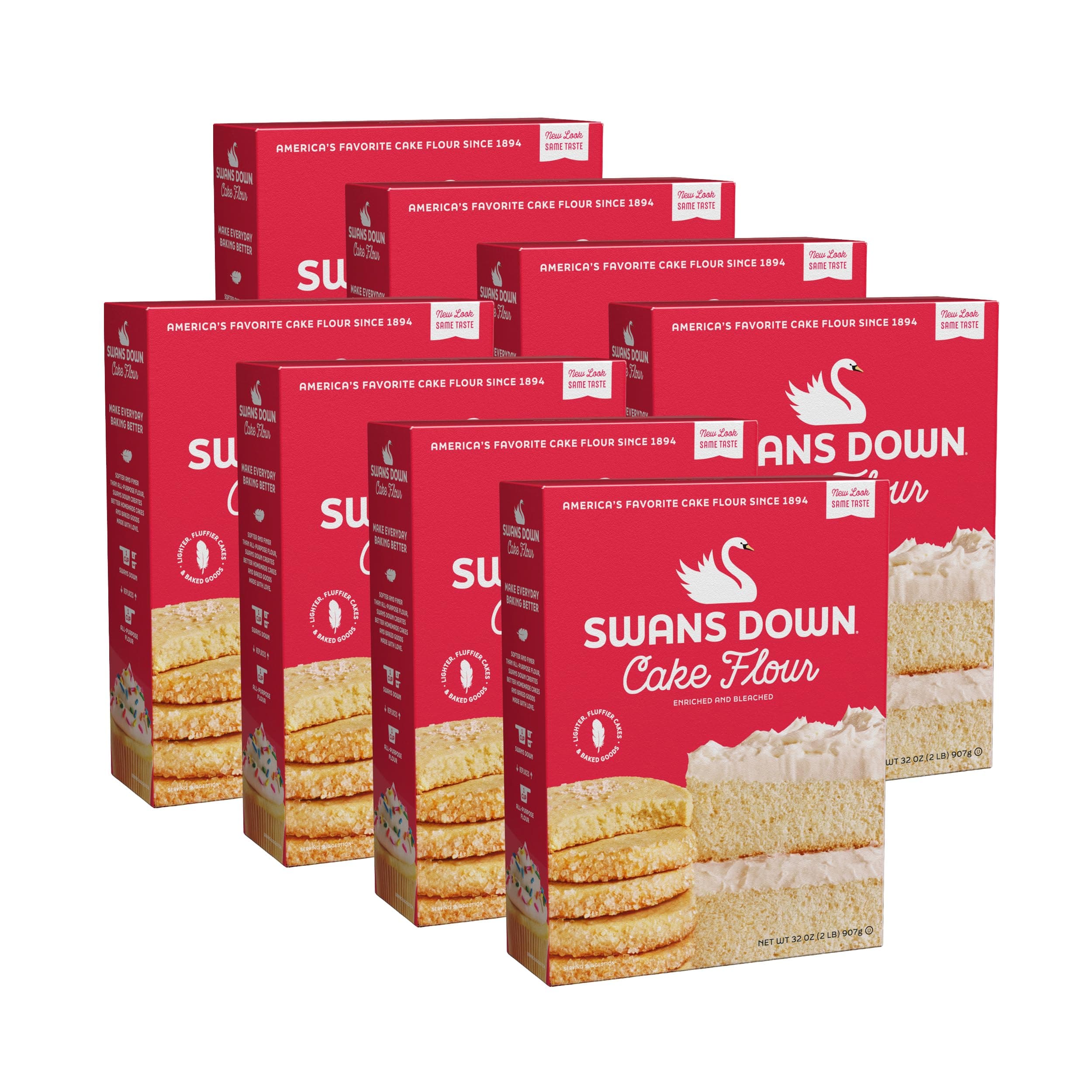 Regular Cake Flour, 32oz Box (Pack of 8)