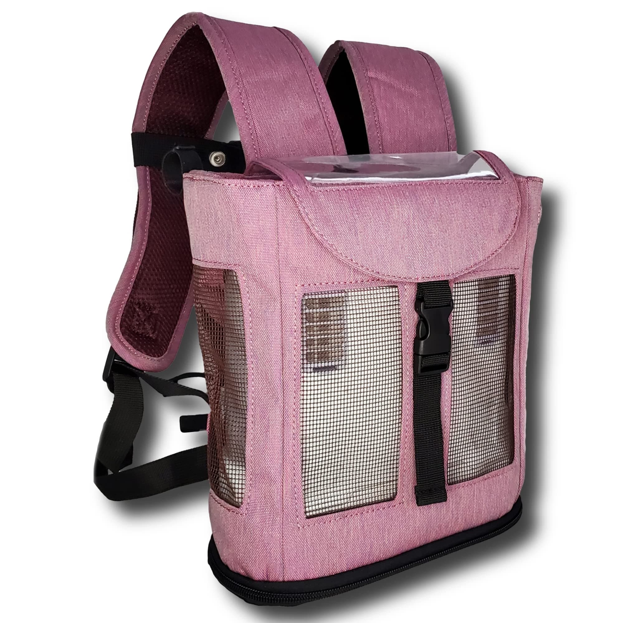 O2TOTES Ultra Lightweight Backpack For Inogen One G3 Unit (Patented Design) (Burgundy)