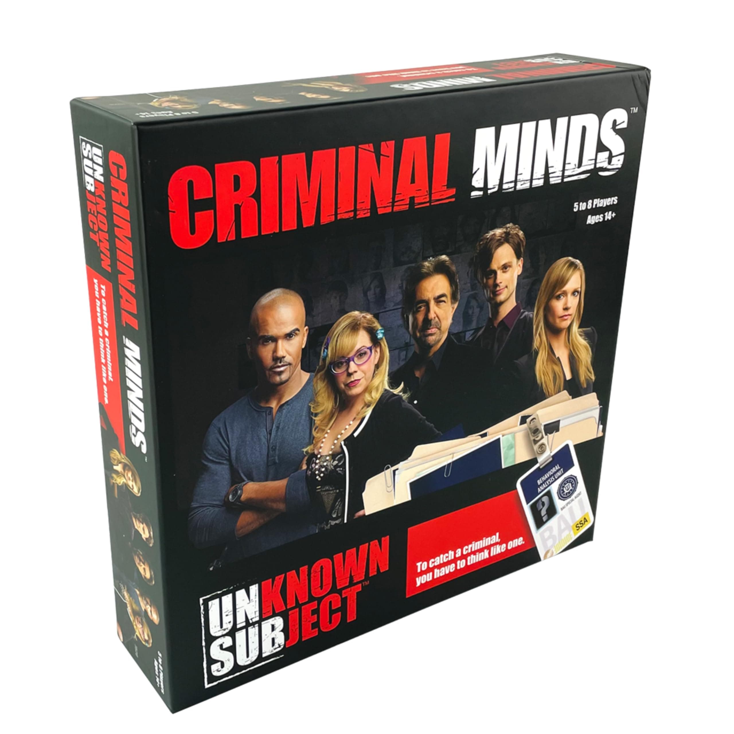 Criminal Minds Unknown Theme Board Games for Adults - Adult Games Nights, Social Reasoning, Family Night Board Games, Family Games, Ages 14+, 5-8 Players