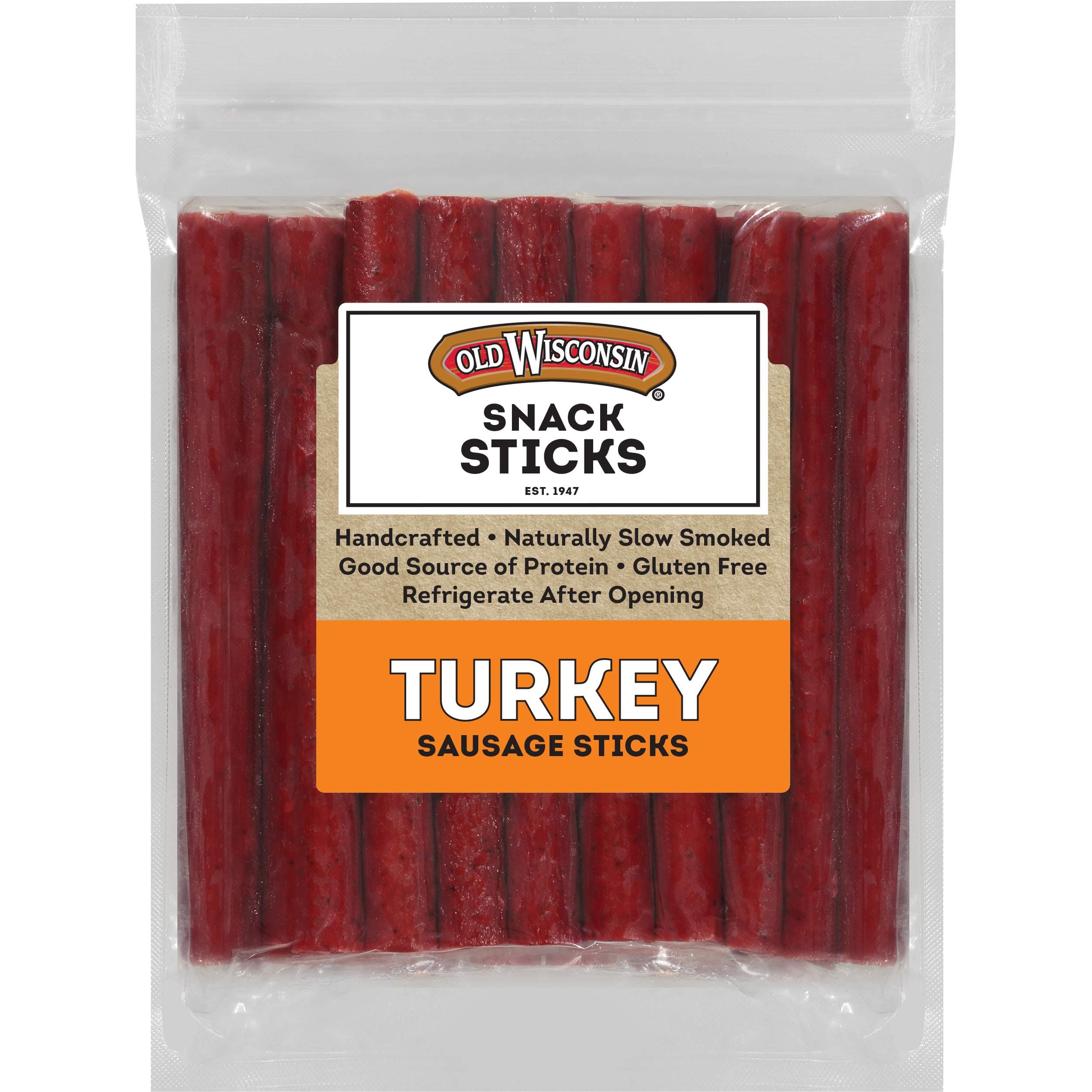 Old Wisconsin Snack Sticks, Turkey, 830ml