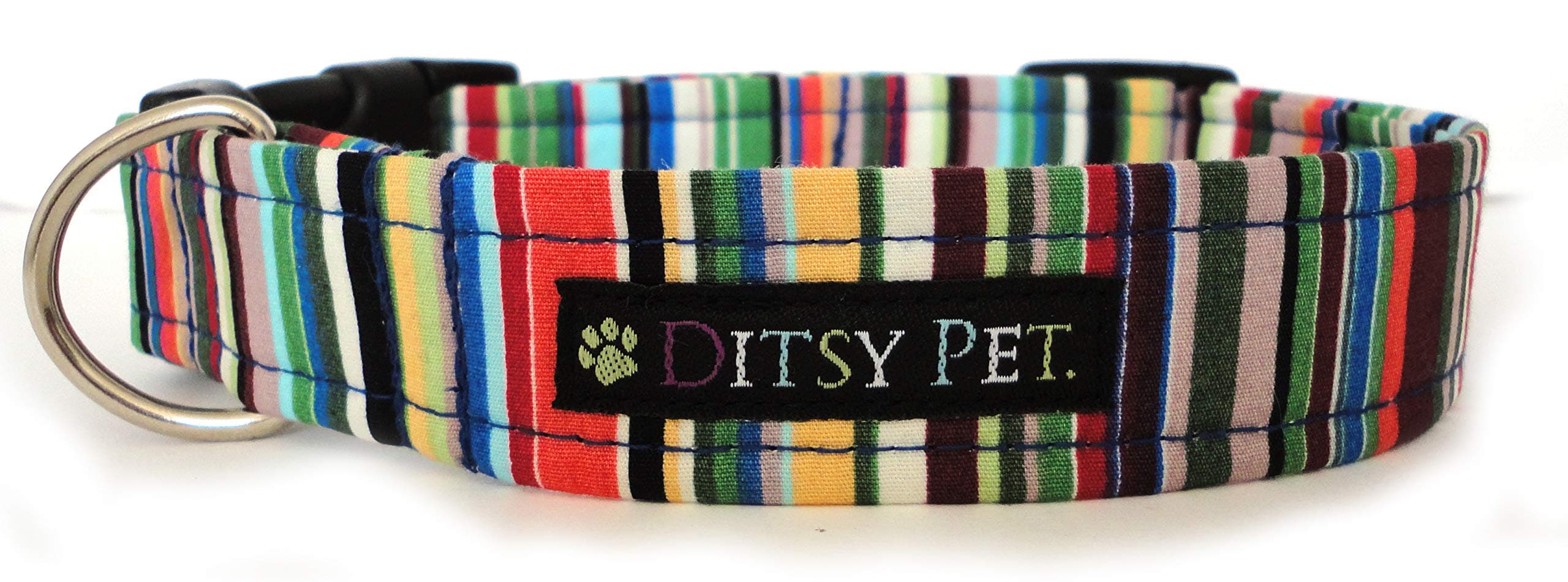 Joseph Striped Dog Collar Medium