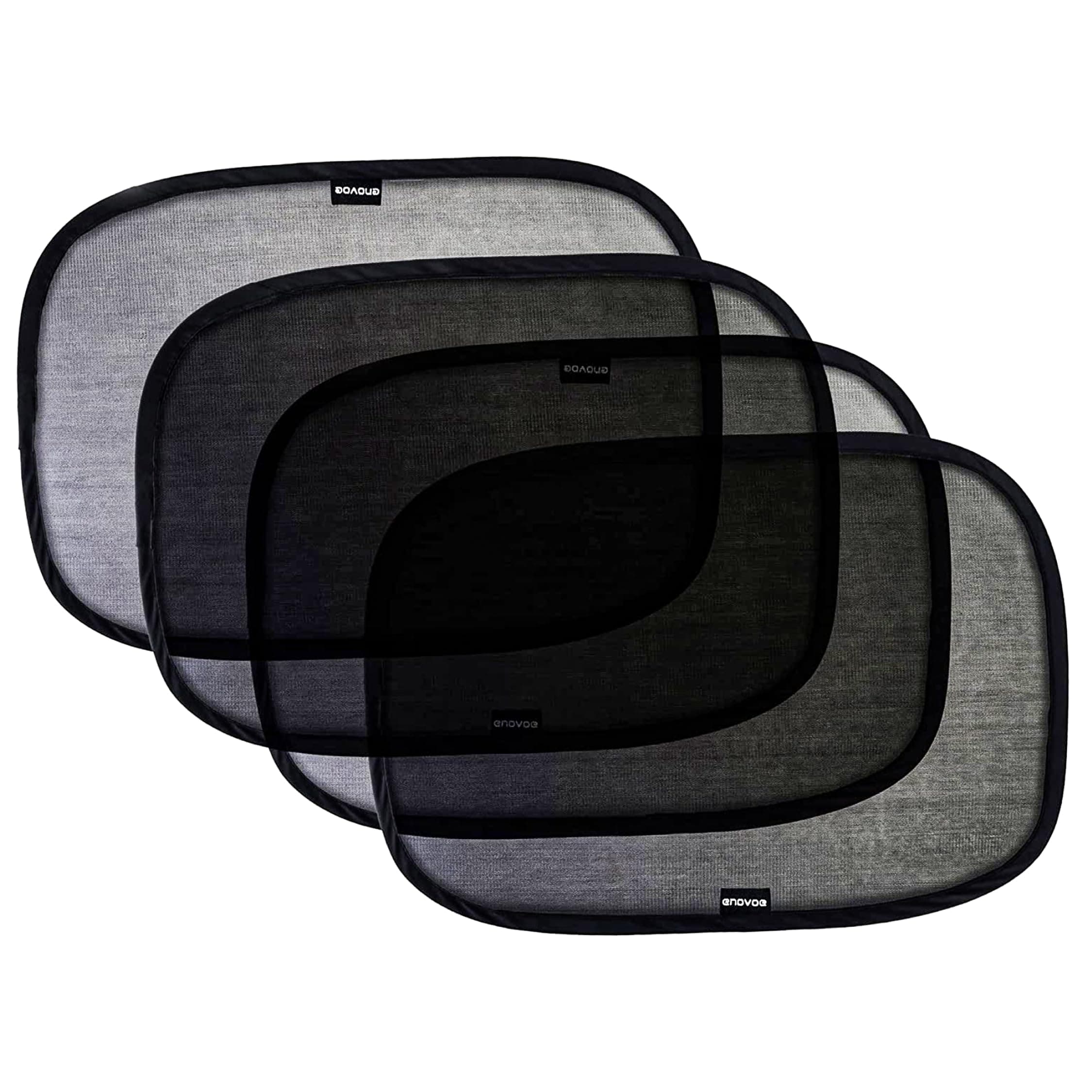 Large Car Sun Shade (2 Pack) for SUVs, MiniVans and Full-Size Sedans - Premium Baby Car Window Shades are best for blocking over 97% of Harmful UV Rays - LIFETIME WARRANTY