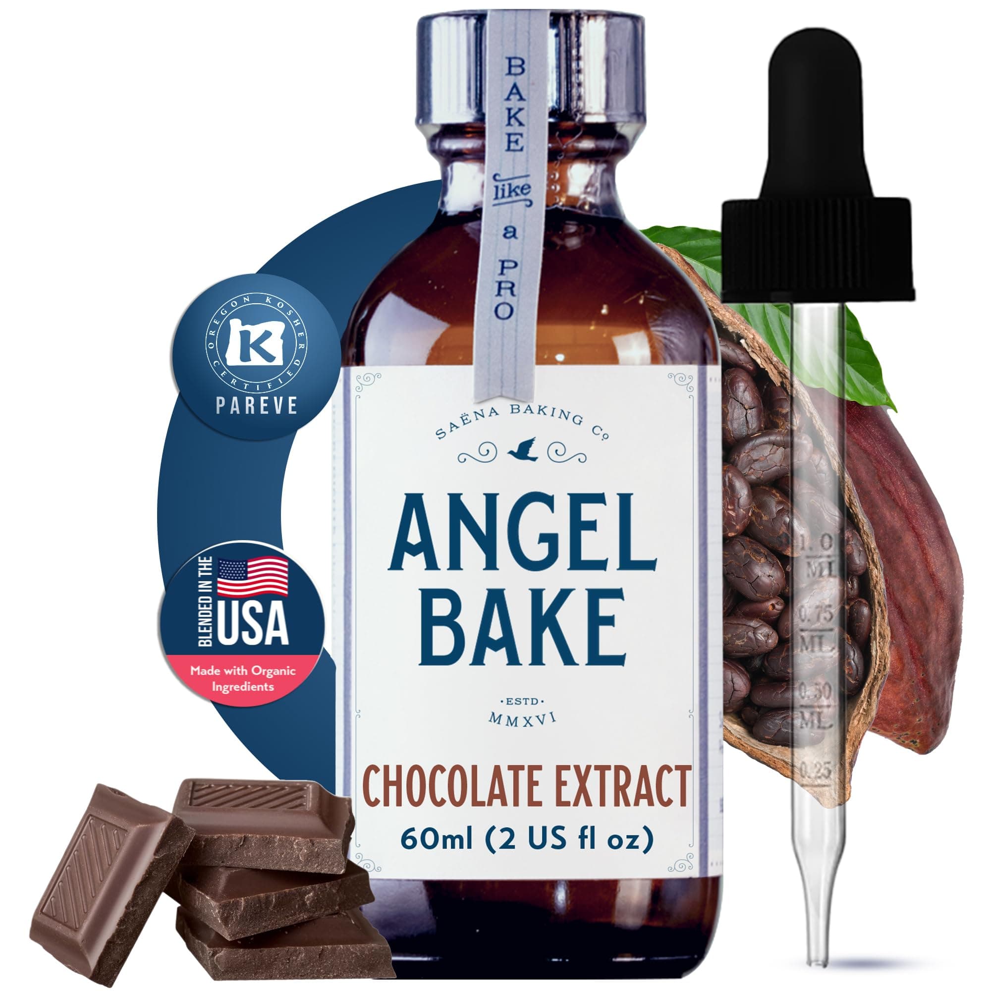 Angel Bake Chocolate Extract - 2 fl oz.