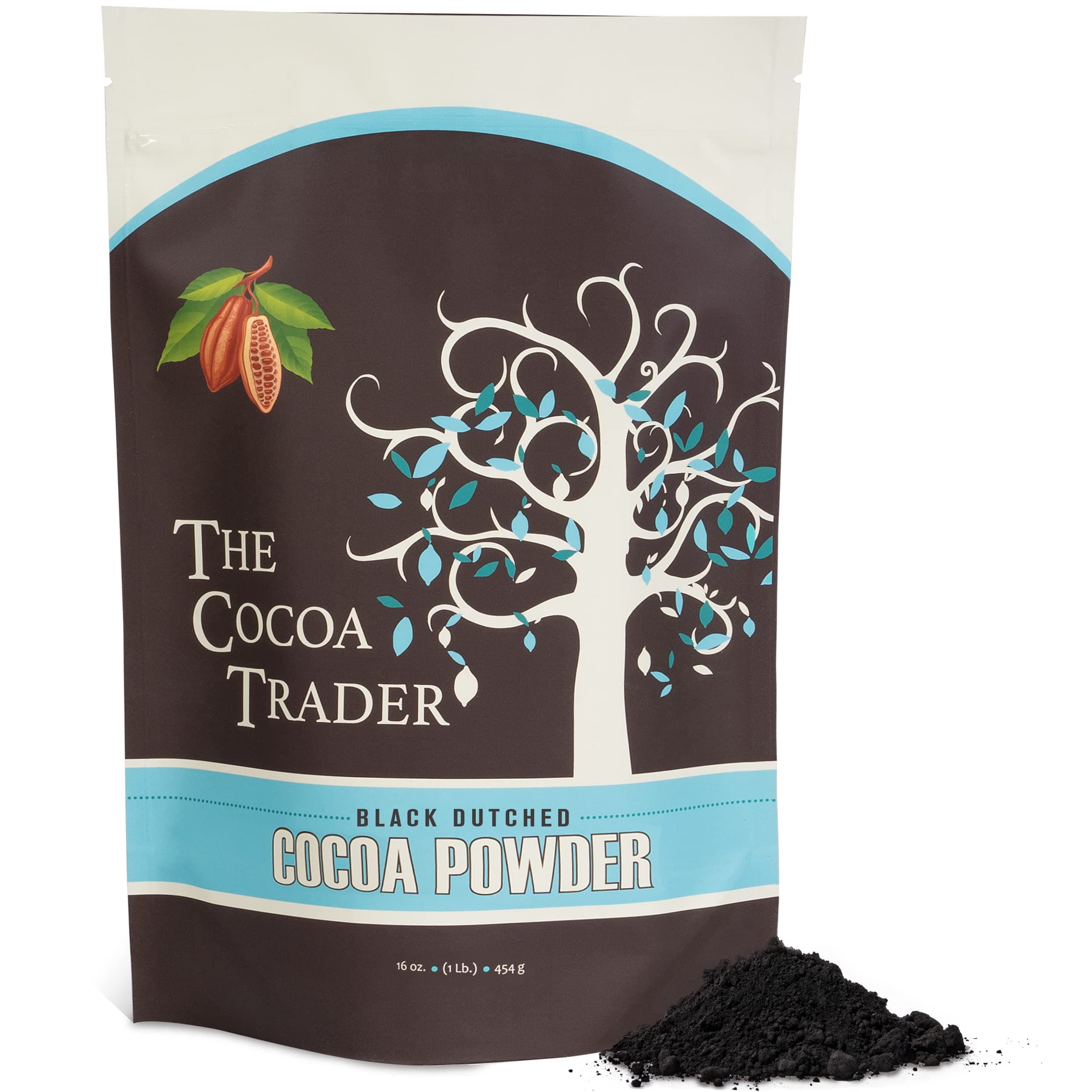 (Alkalized / Dutch-Process Black) - Black Dutch-process Cacao Powder From Latin America. Alkalized Cacao Powder, Pure, Non-gmo, Vegan, Gluten-free
