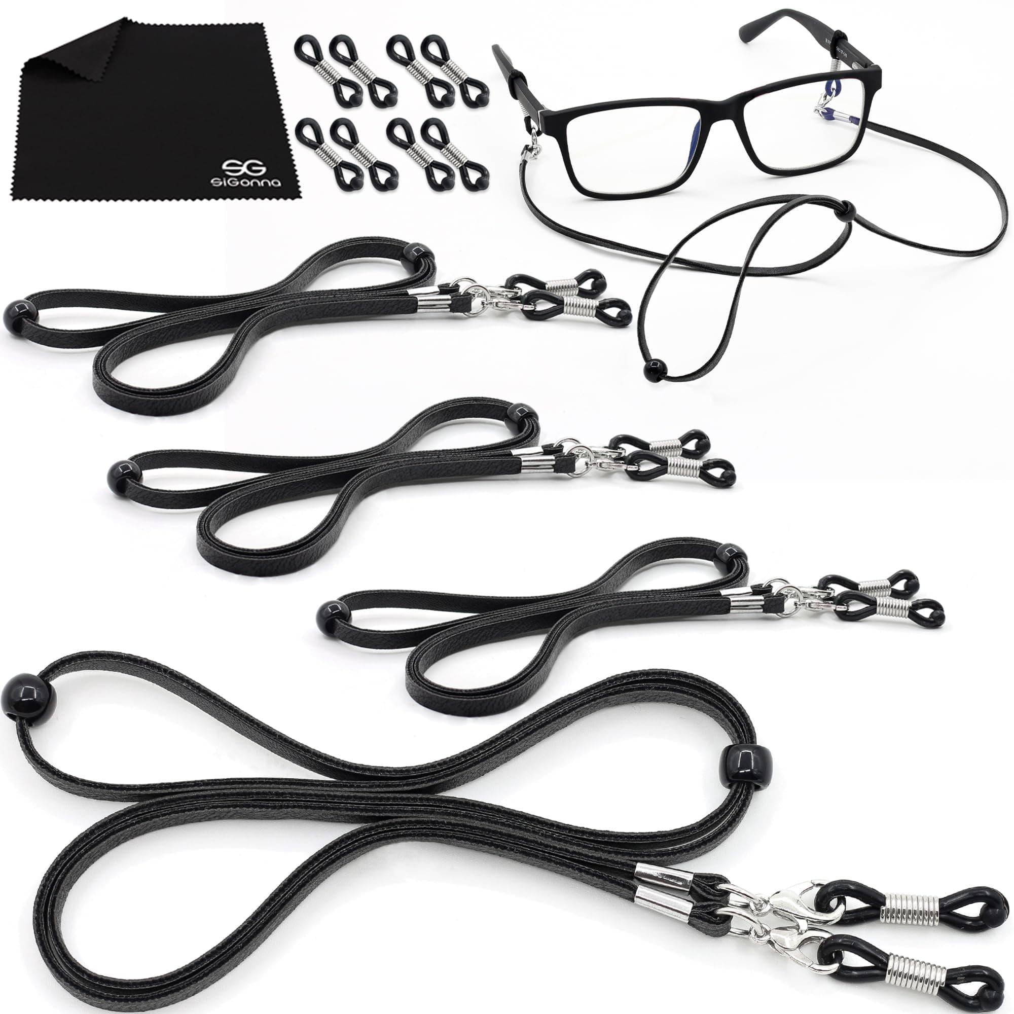 SIGONNA Glasses Strap String Holder Cord - Terylene Eyeglasses Strap Holders Accessory