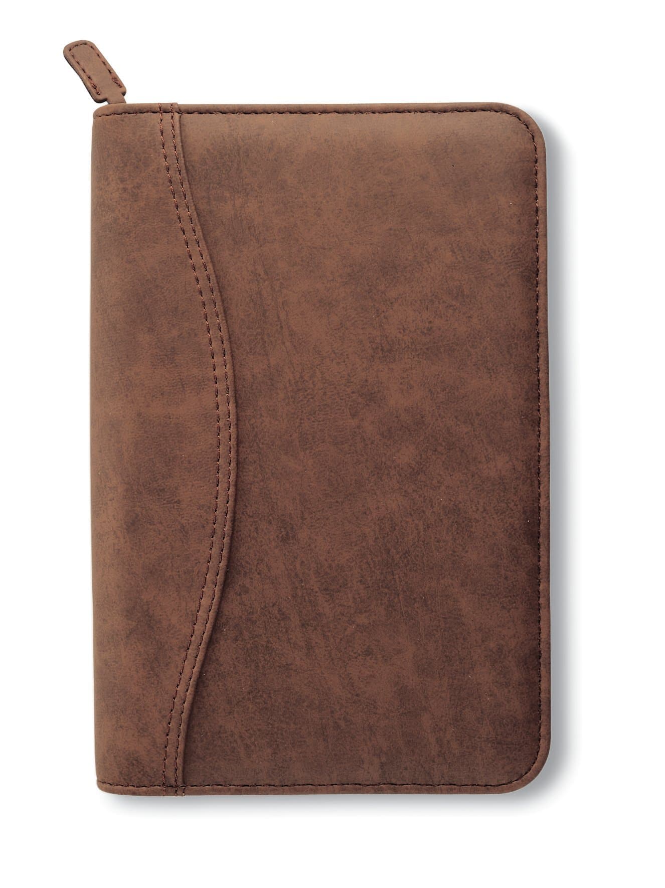 Day-Timer Distressed Look Starter Set Organizer, Undated, 7 Ring, Desk Size, 5-1/2 x 8-1/2", Brown (43184)