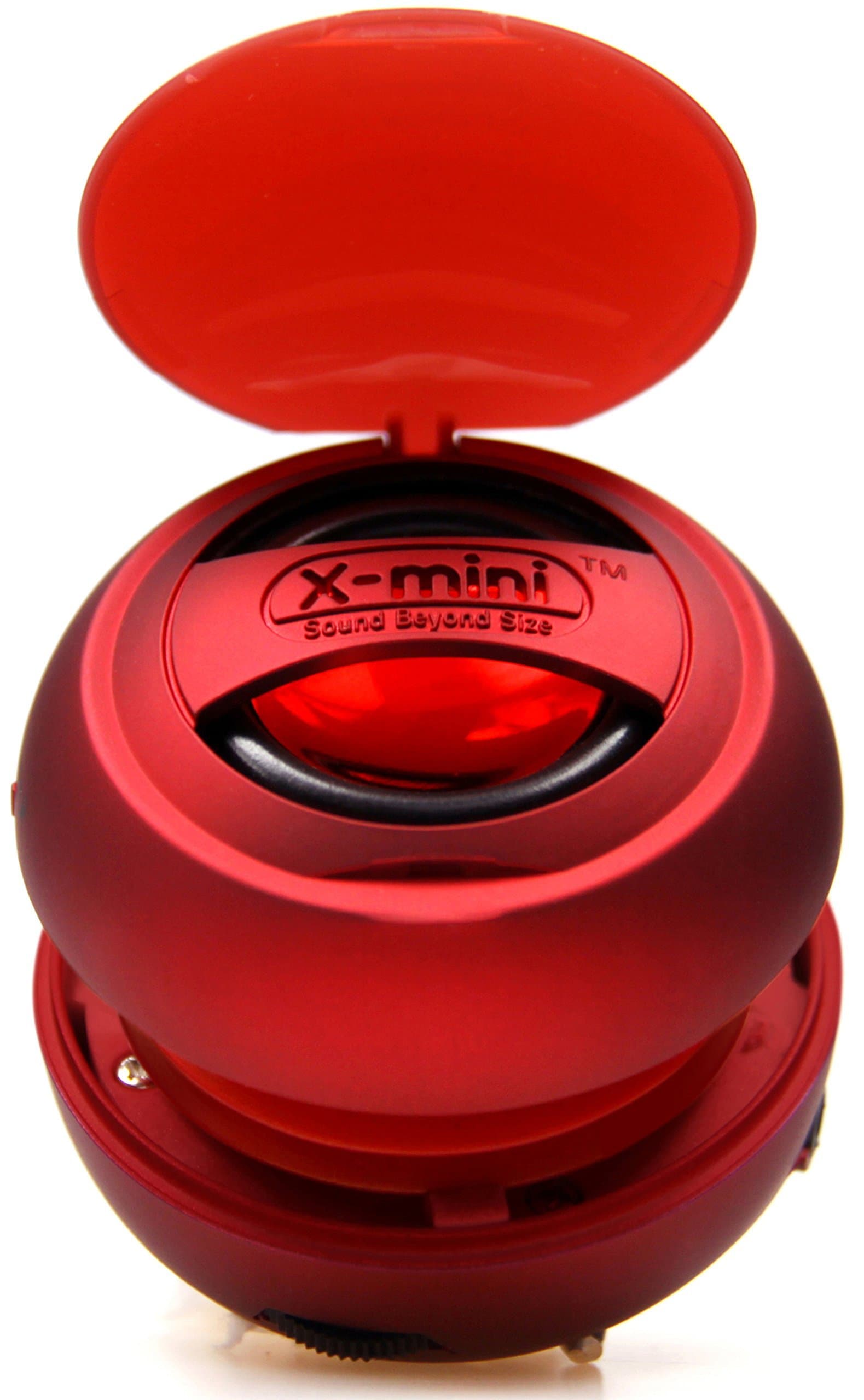 XMI X-mini v1.1 Capsule Speaker for iPhone, iPad 2/3, iPod, MP3 and Laptop - Red