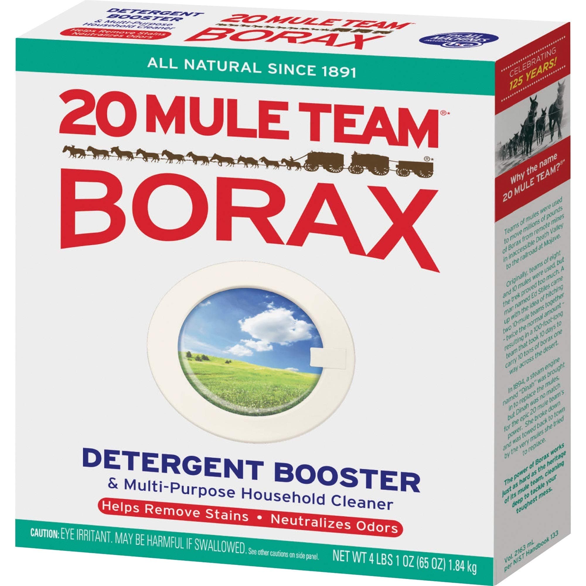 Dial Borax 20 Mule Team Detergent Booster (65oz)