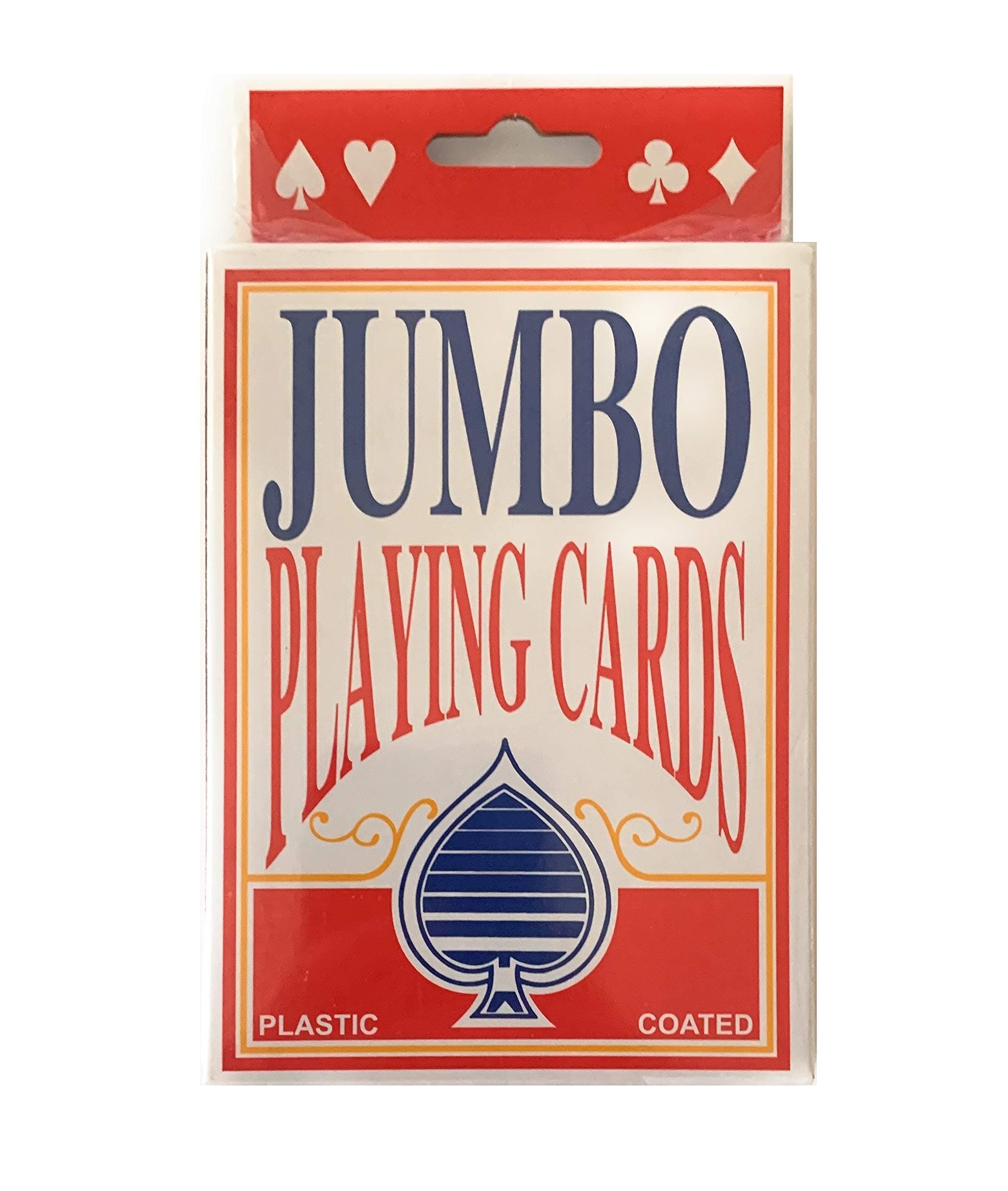 Jumbo Card Game (5 x 7 cm), Standard Deck of 54 Cards, 3 Years+