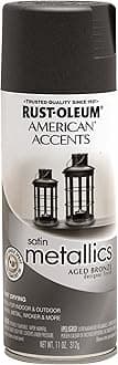 202646 American Accents Designer Metallic Spray Paint, Aged Bronze (312 grams/Can)