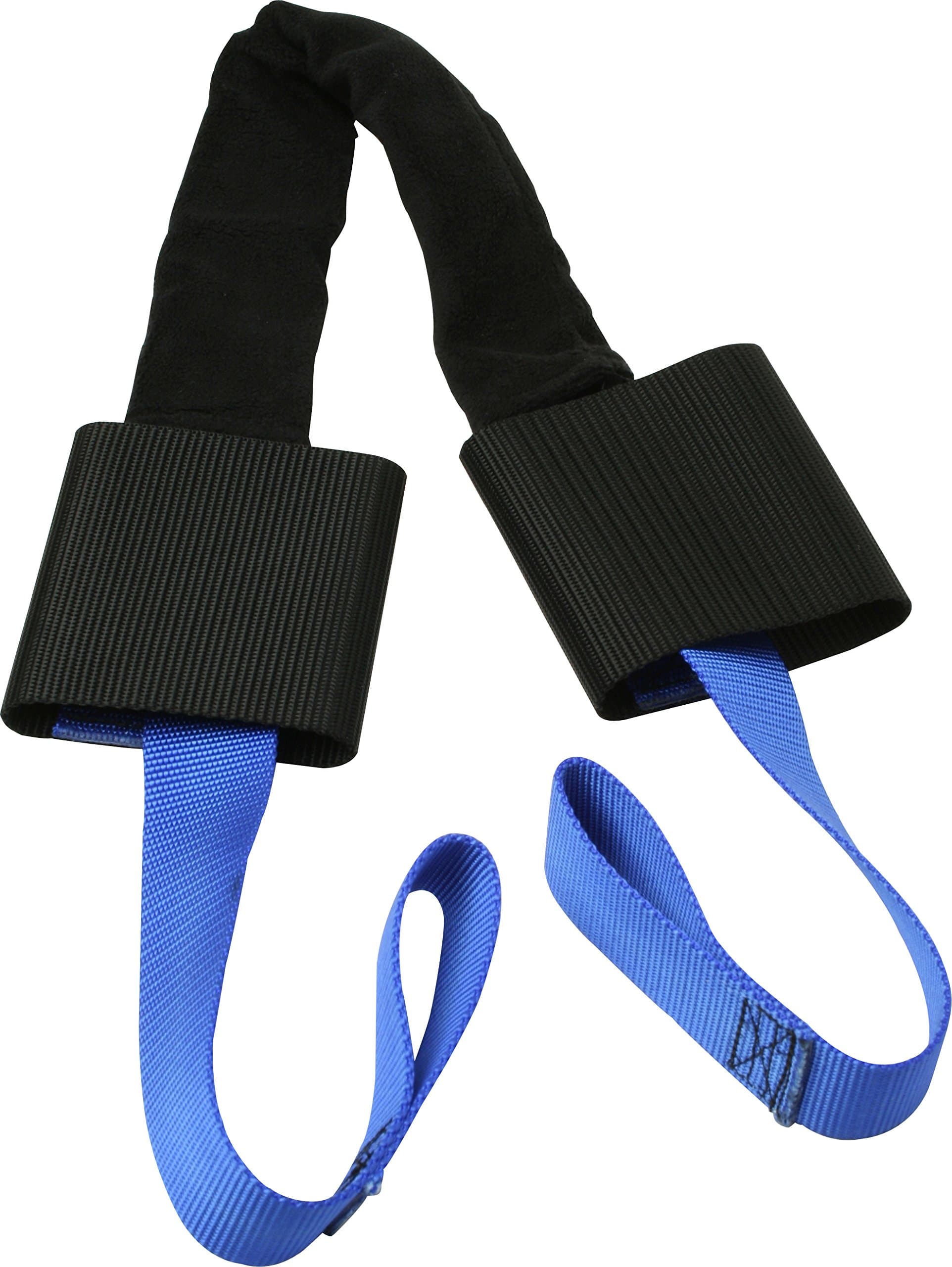 GG251 Handlebar Straps Black and Blue. Motorcycle Tie Down Straps