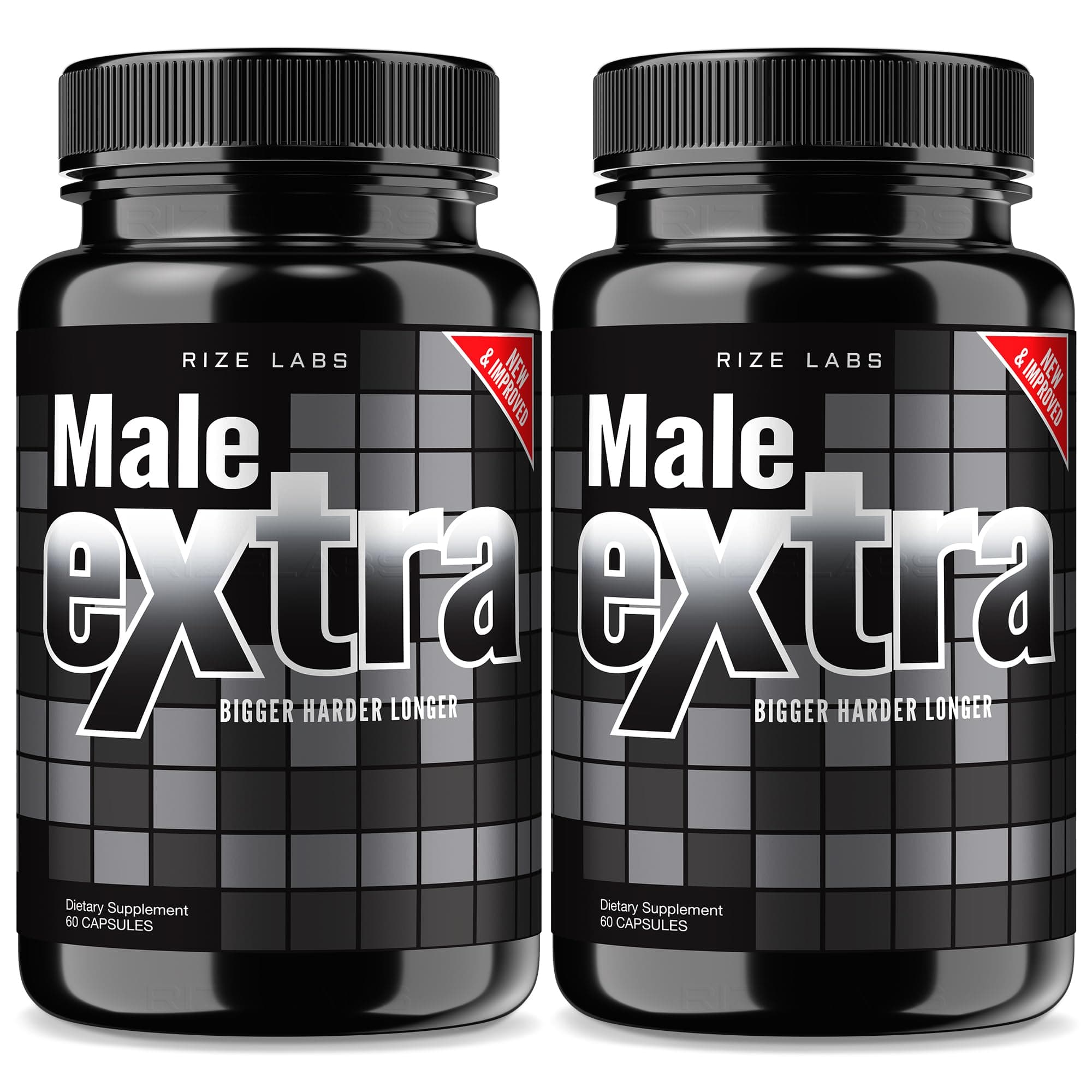 Male Extra Capsules - Performance Supplement for Men, Maximum Strength Support, Ultra Pure Pills, Non-GMO Vegan Supplement Advanced Formula (120 Capsules)