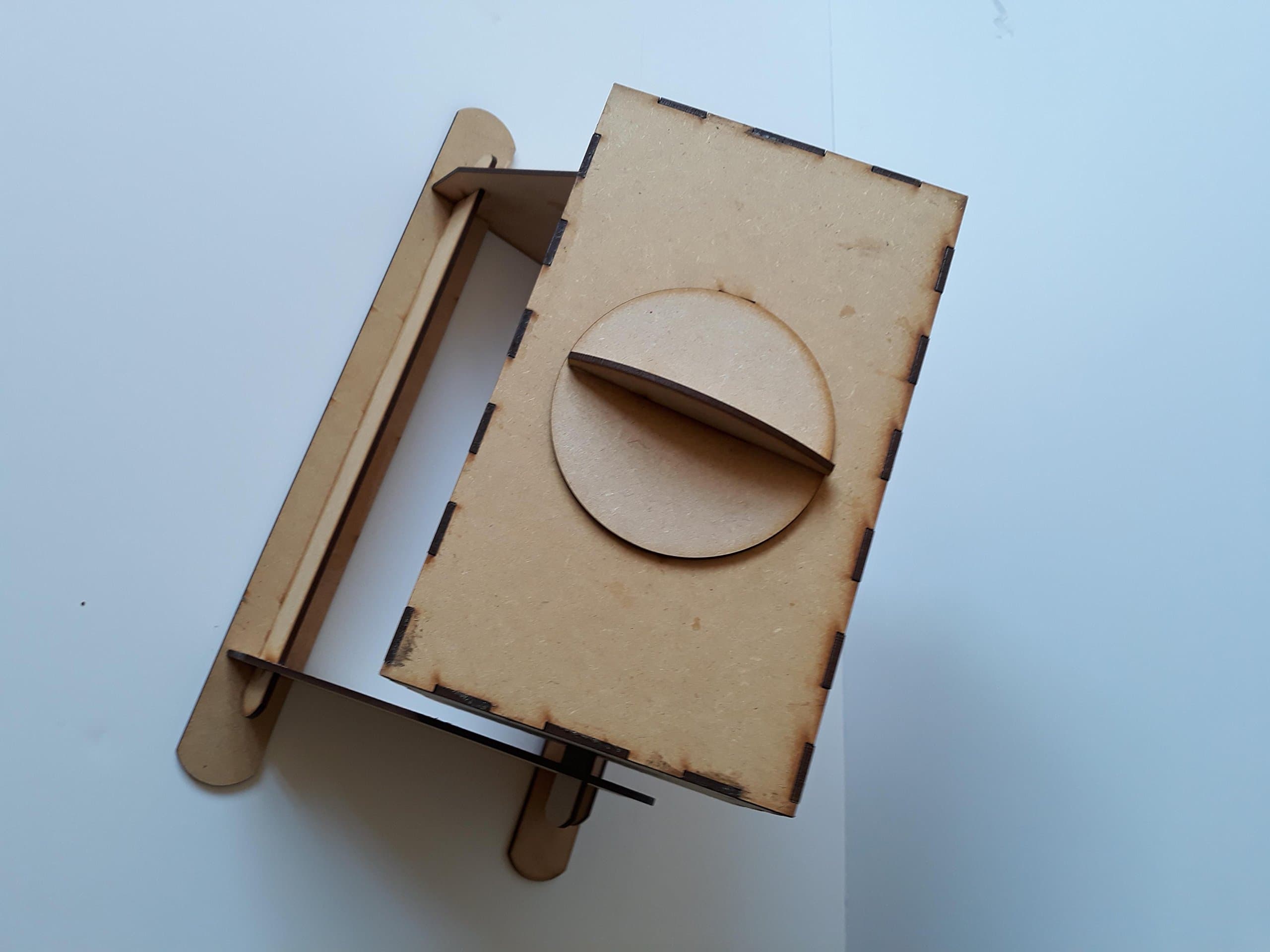 Small Tombola drum 6" x 6" table top drum, for up-to 500 tickets