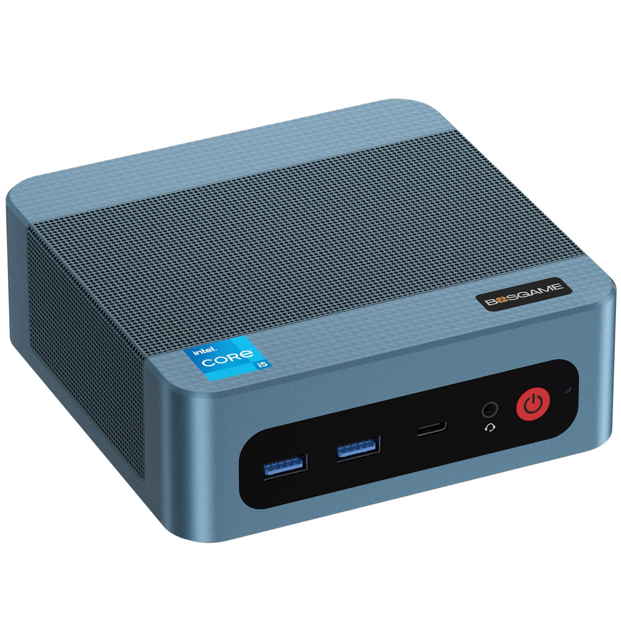 Mini PC Intel Core i5 12450H(8C/12T, up 4.4GHz), 16GB DDR4 RAM 512GB PCIe SSD, Mini Desktop Computer Dual LAN,USB3.2,WiFi6E,4K Triple Display