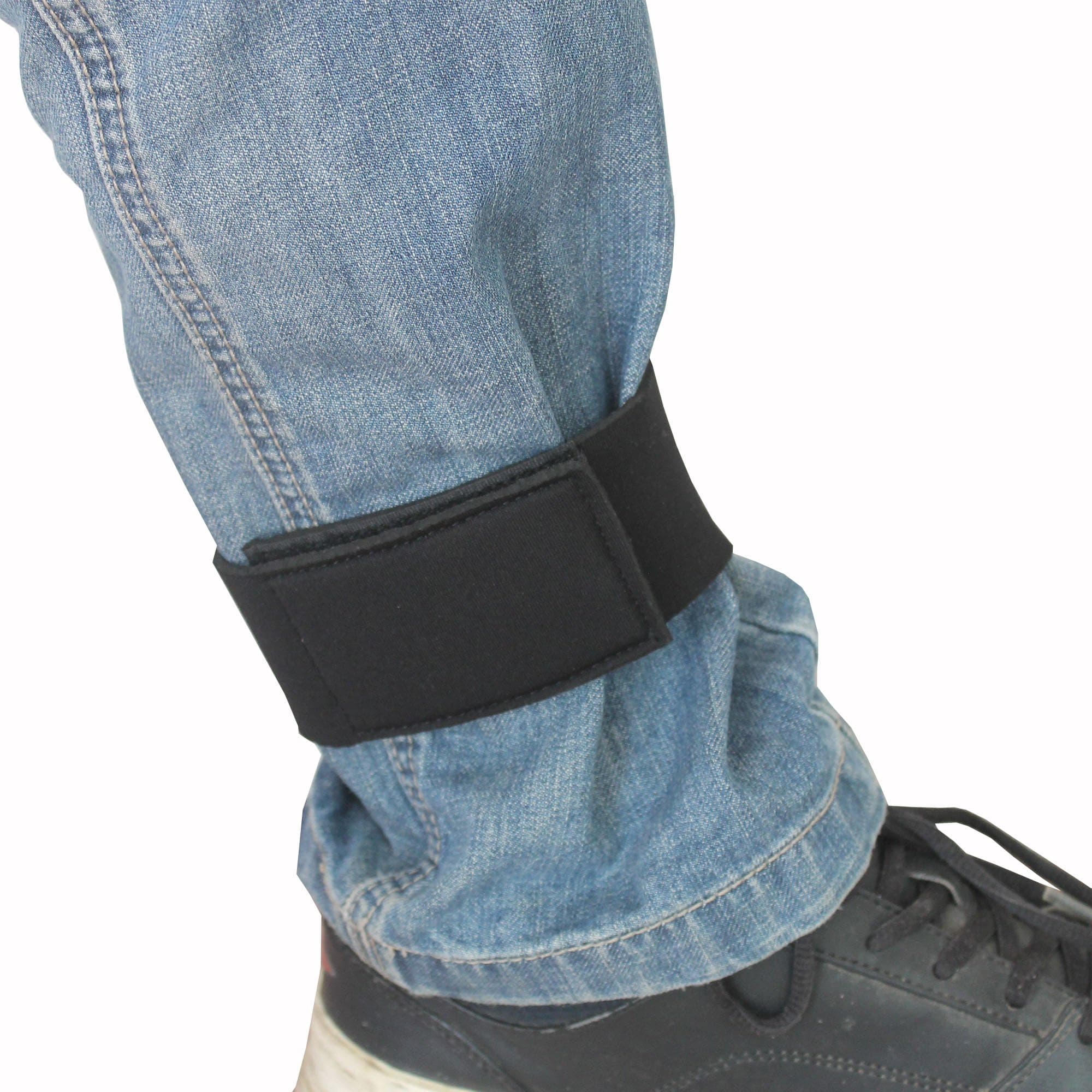 2 Pcs Neoprene Ankle Pant Garters for Waders Fly Fishing Riding Black