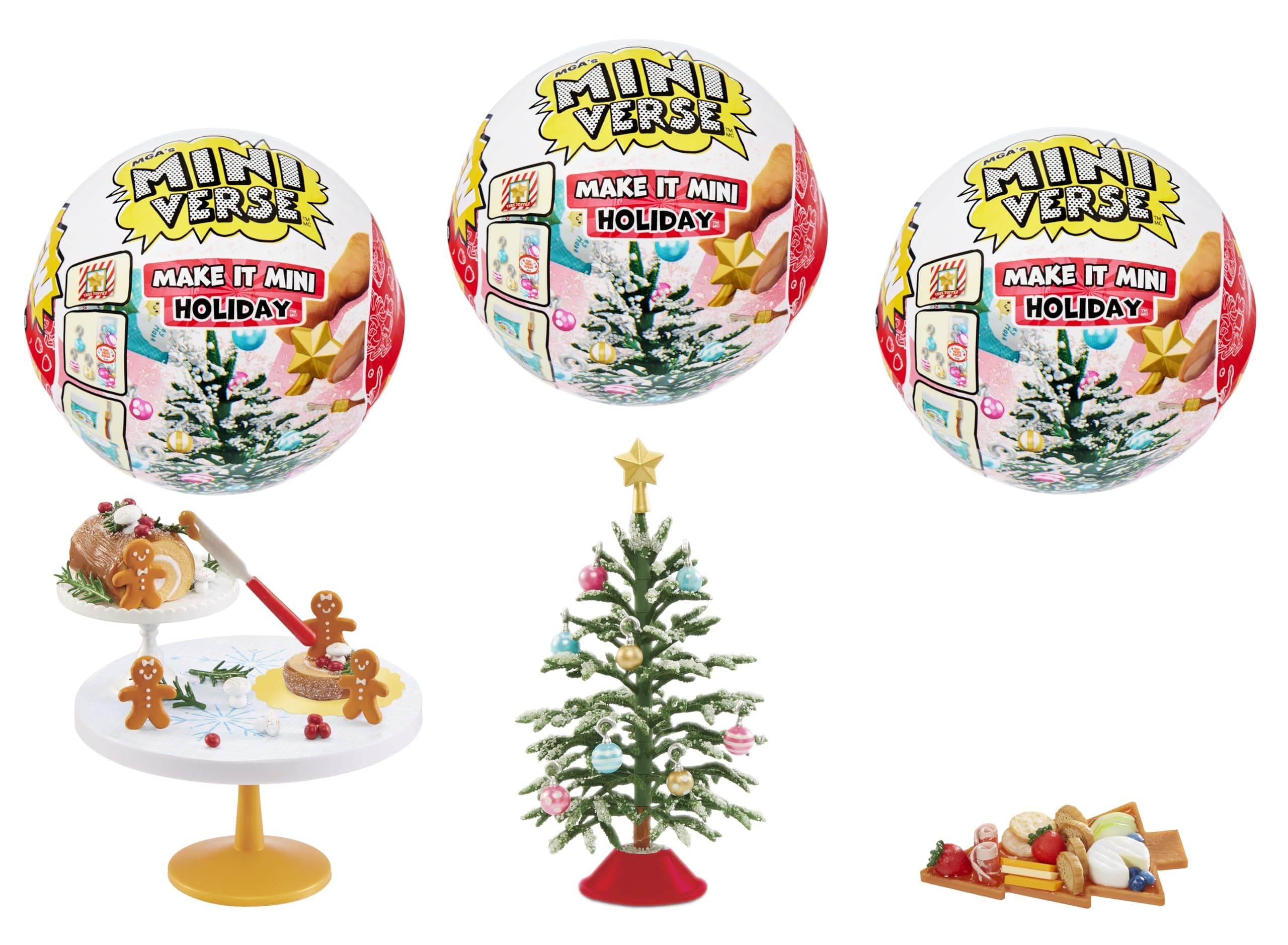 MGA's Miniverse Make It Mini Diner: Holiday Licensed WB Theme 3-Pack