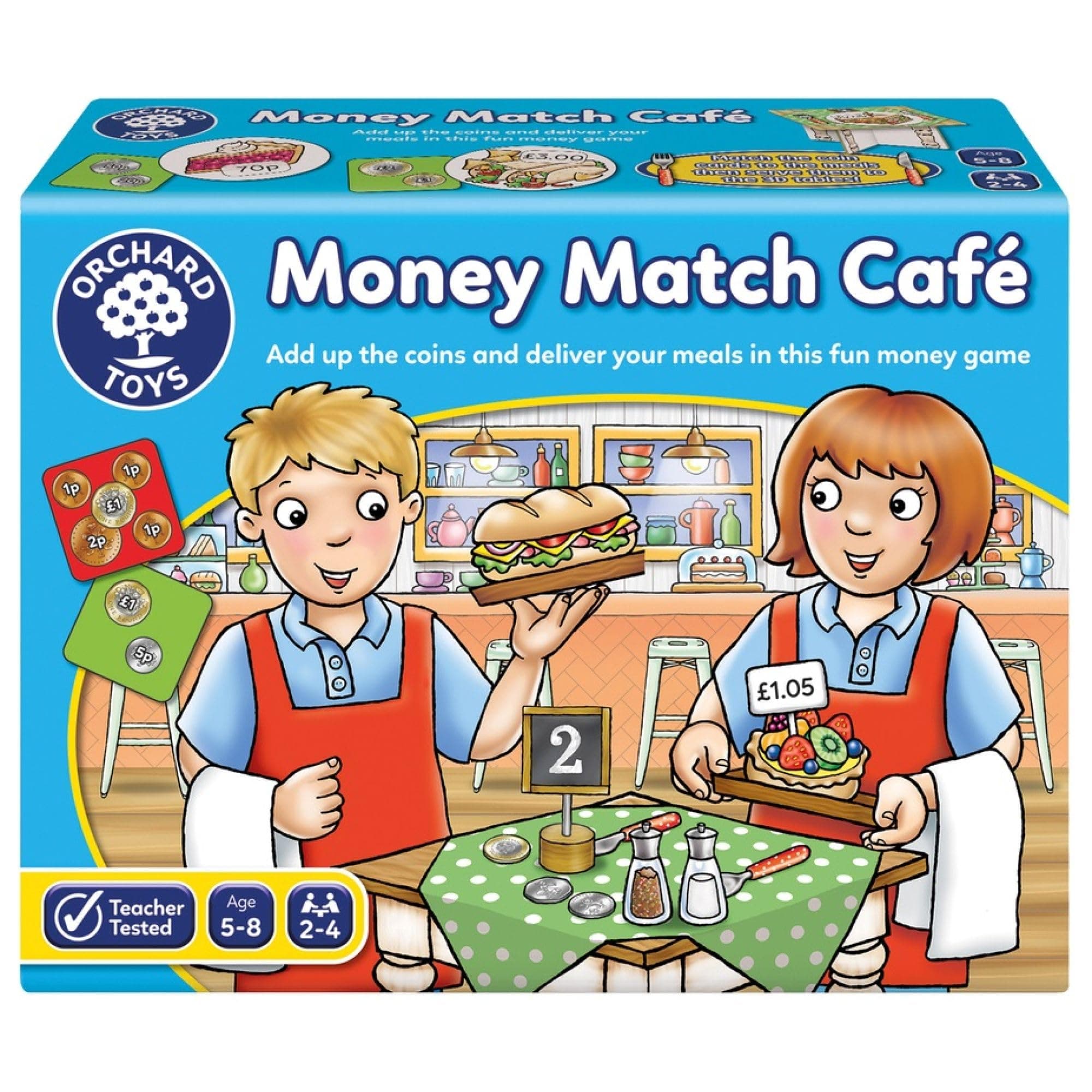 Orchard Toys Money Match Cafe Game, Multi-Colour, Board 074