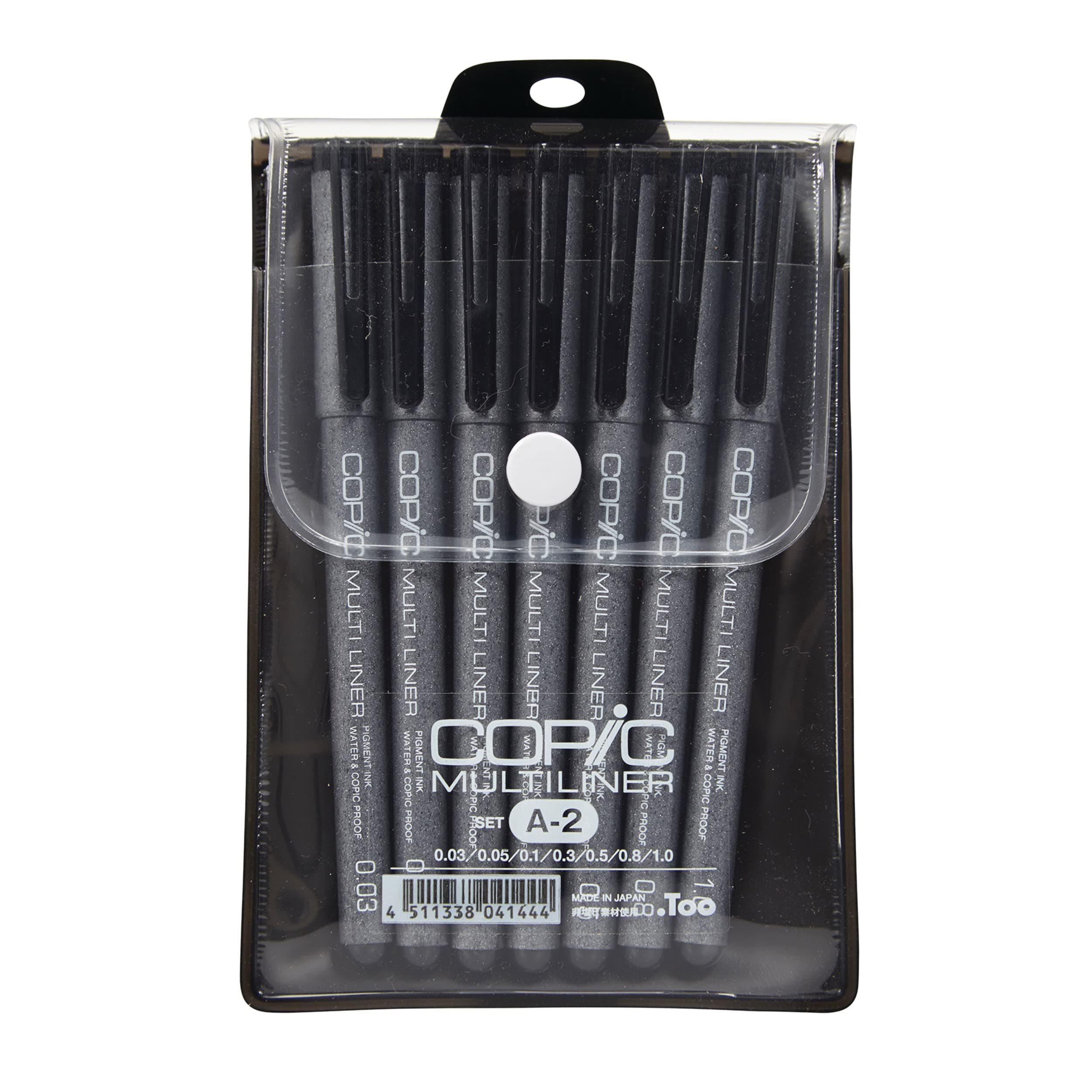 Copic Markers MLA2 Multiliner Inking Pen, Set A-2,Black