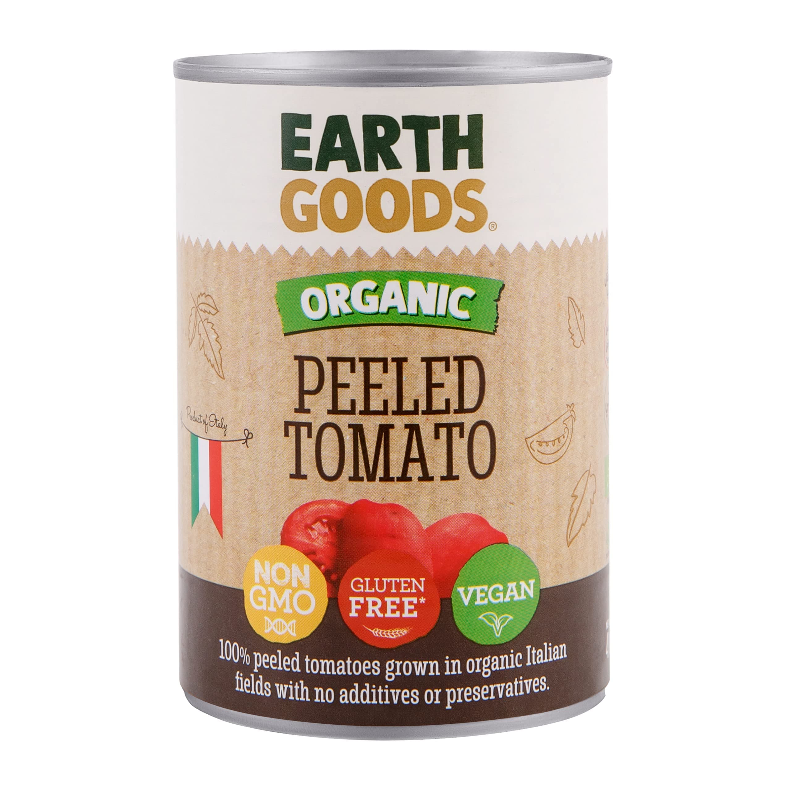 Organic Peeled Tomatoes GF 400g