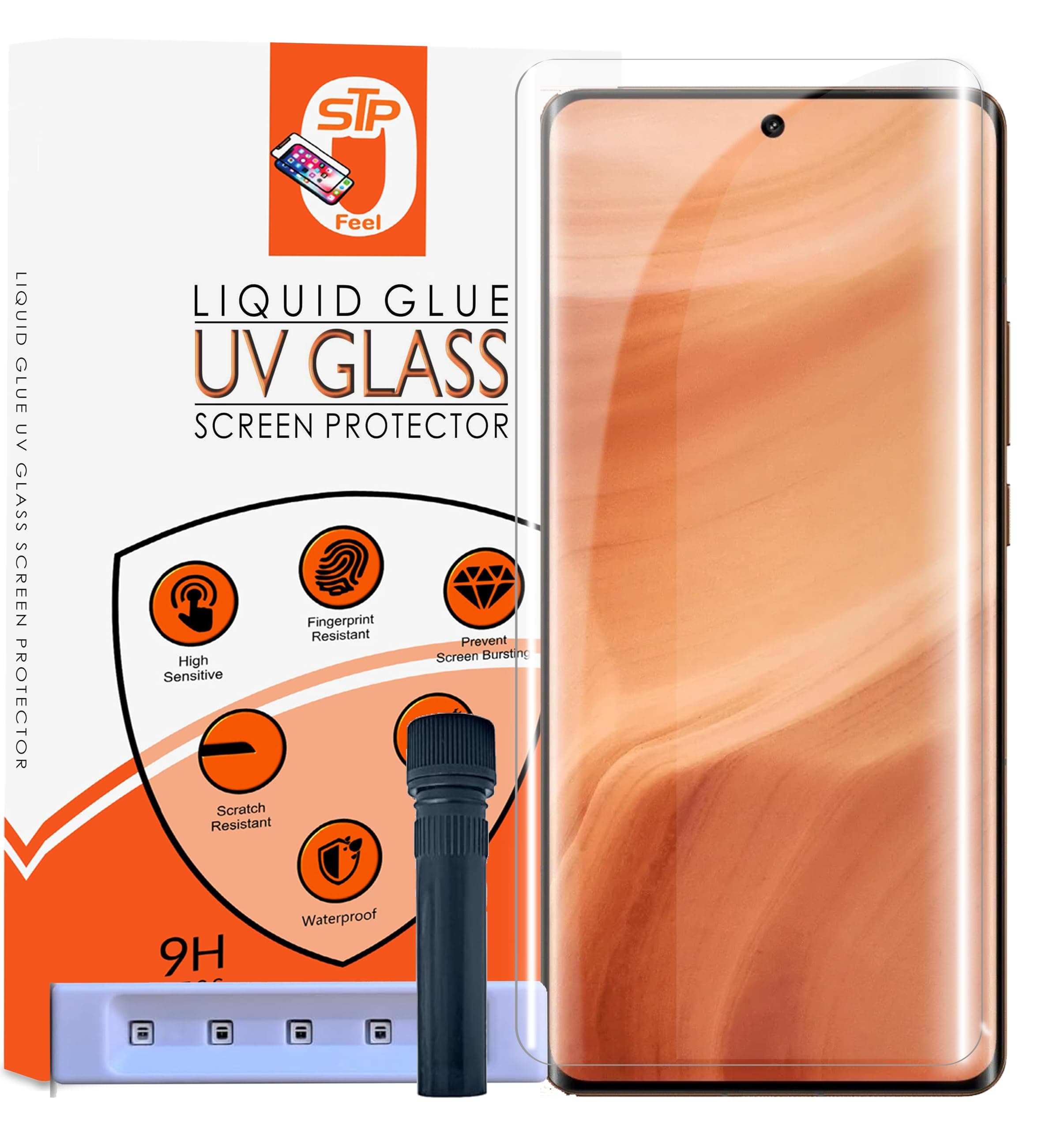 HD+ UV Tempered Glass Screen Protector Guard Compatible For Xiaomi mi 11 Ultra (6.78 Inch, Pack of 1) Full Adhesive UV Curved Case Friendly HD+ Clarity