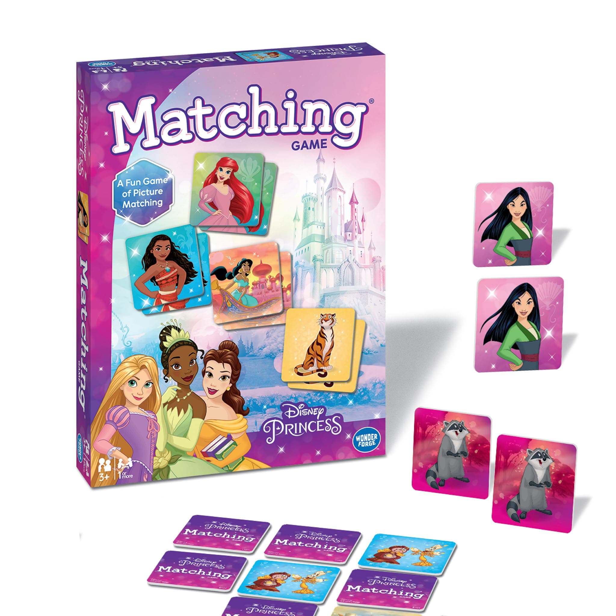 Wonder Forge Disney Princess Matching Game-Fun & Quick Memory Game for Kids |...