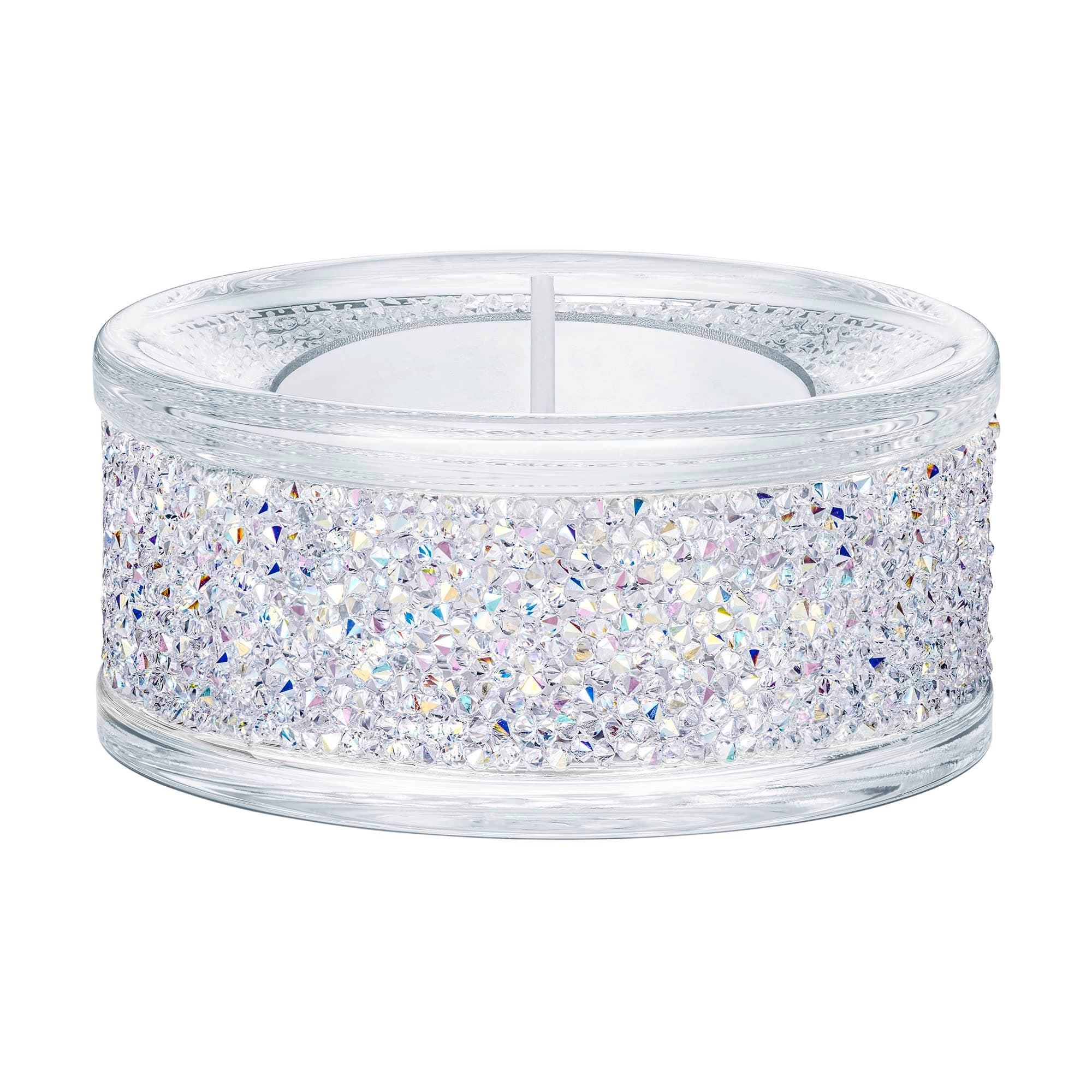 Shimmer Tea Light Holders, Crystal AB