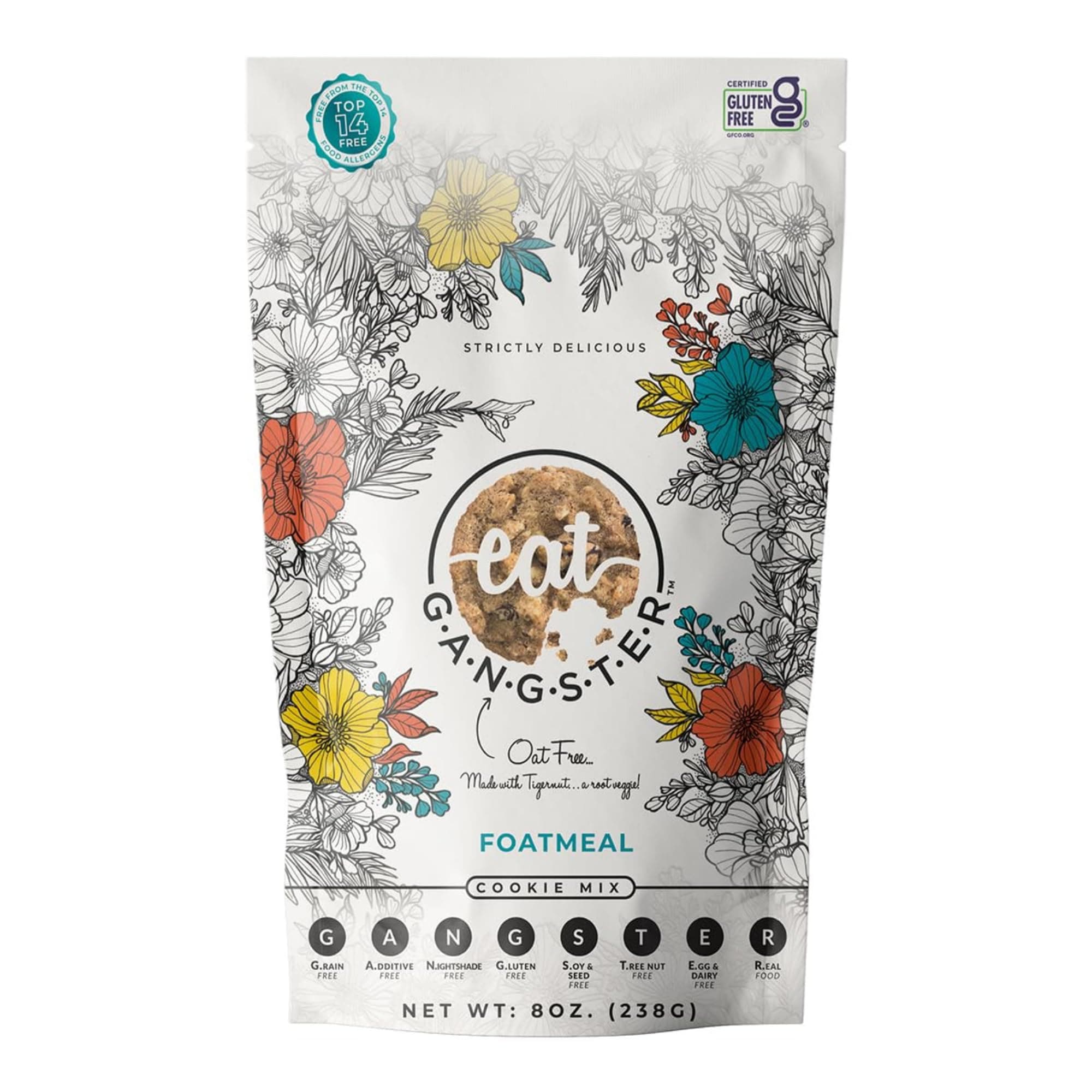 eat G.A.N.G.S.T.E.R. Foatmeal Cookie Mix - Allergy-Friendly Baking Mix, No Da...