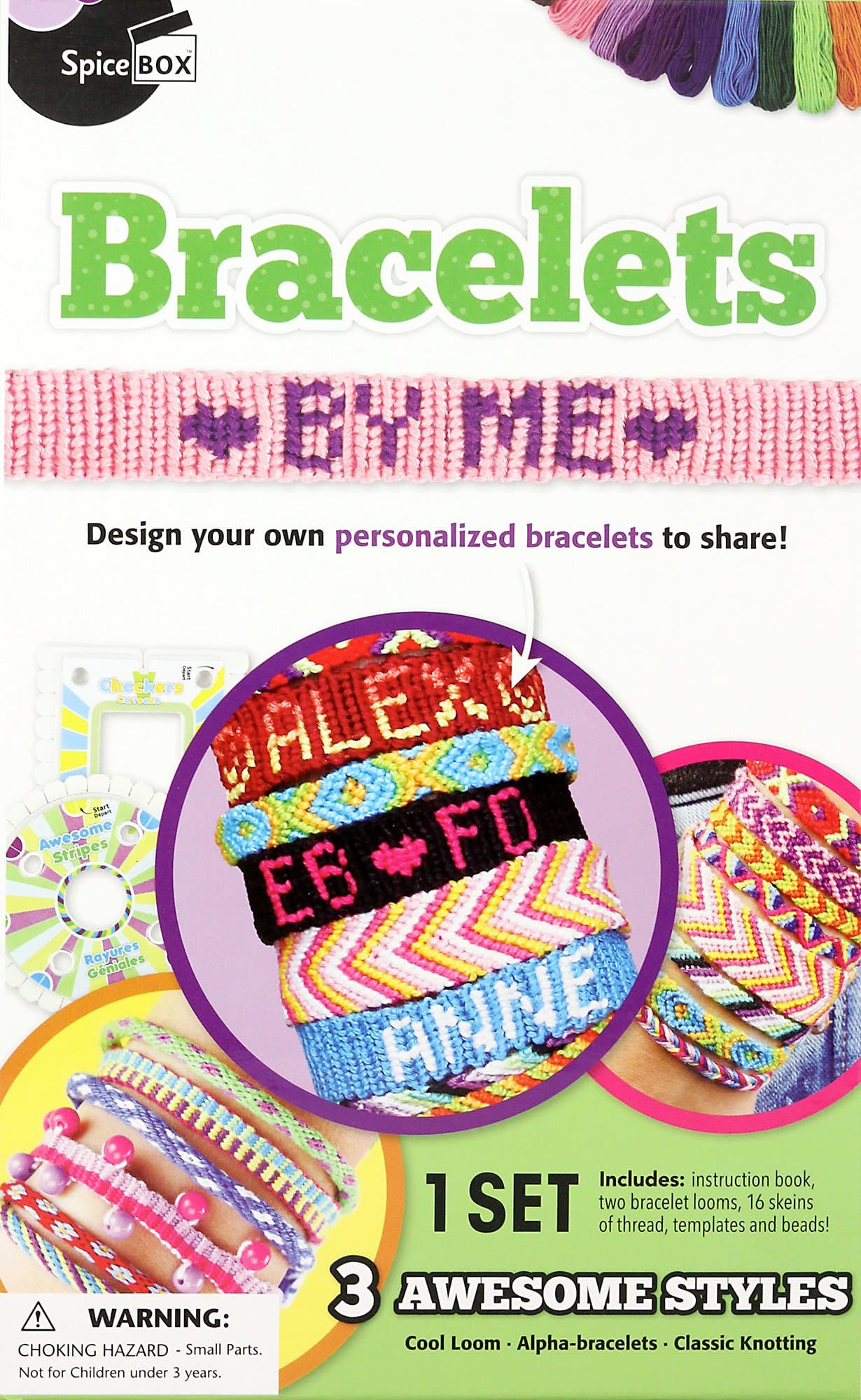 SpiceBox SP23970 Make and Play Range Bracelets By Me Craft Kit