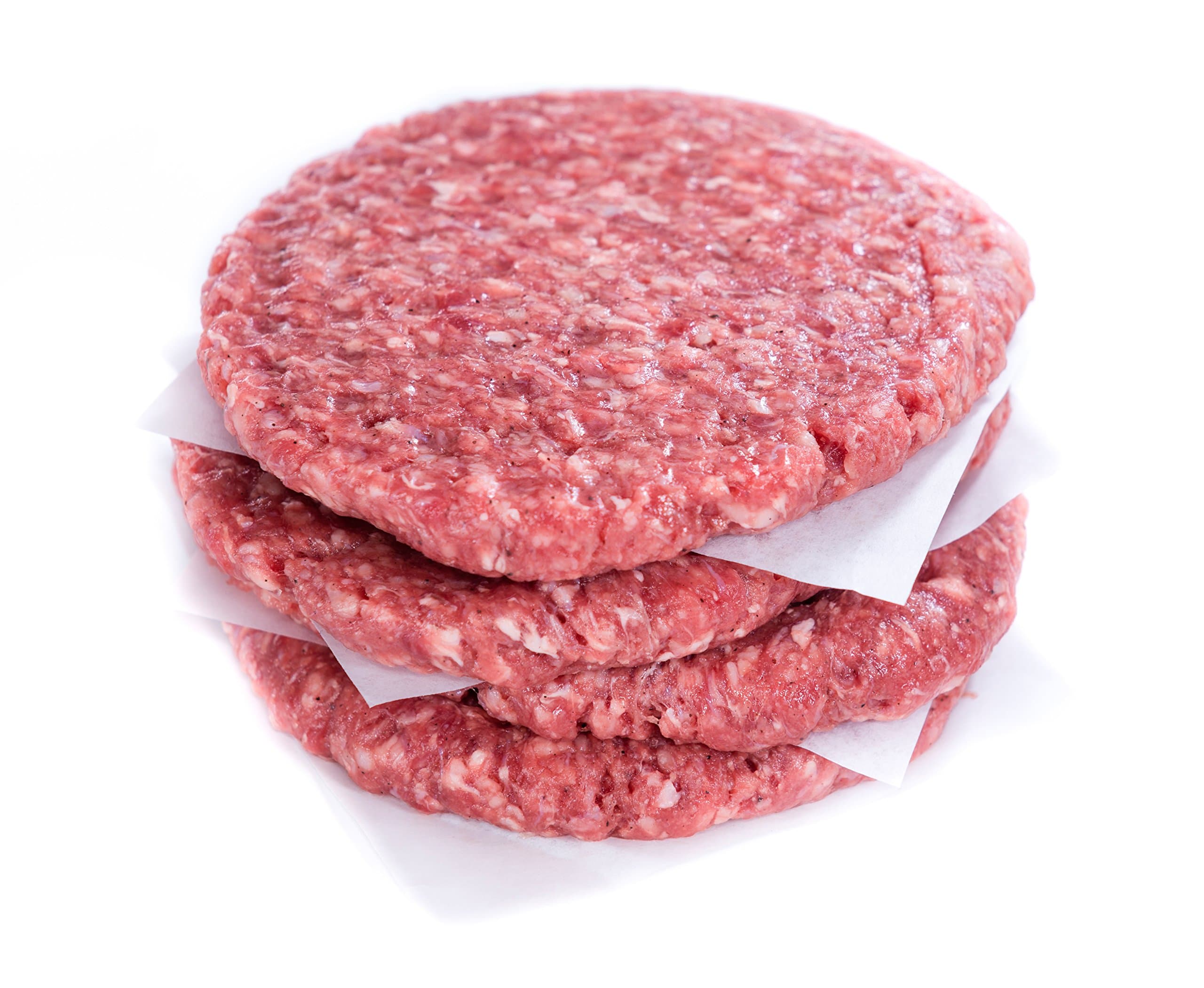 100% Grass Fed Ground Beef Patties 85% Lean, 15% Fat 1/4lb. (16 pack)