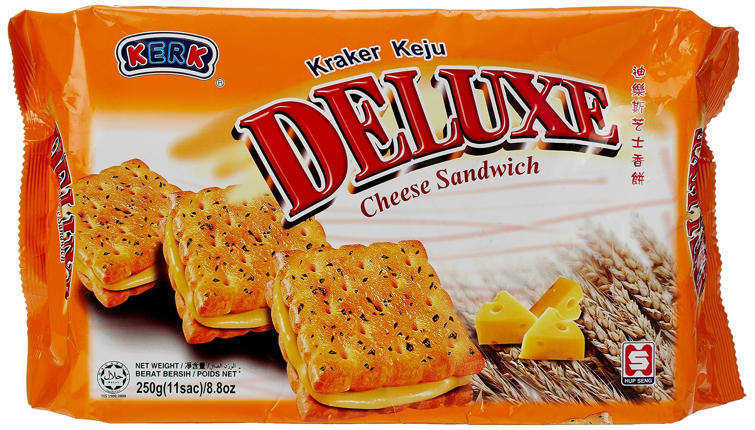 Kerk Deluxe Sandwich, Cheese, 230g