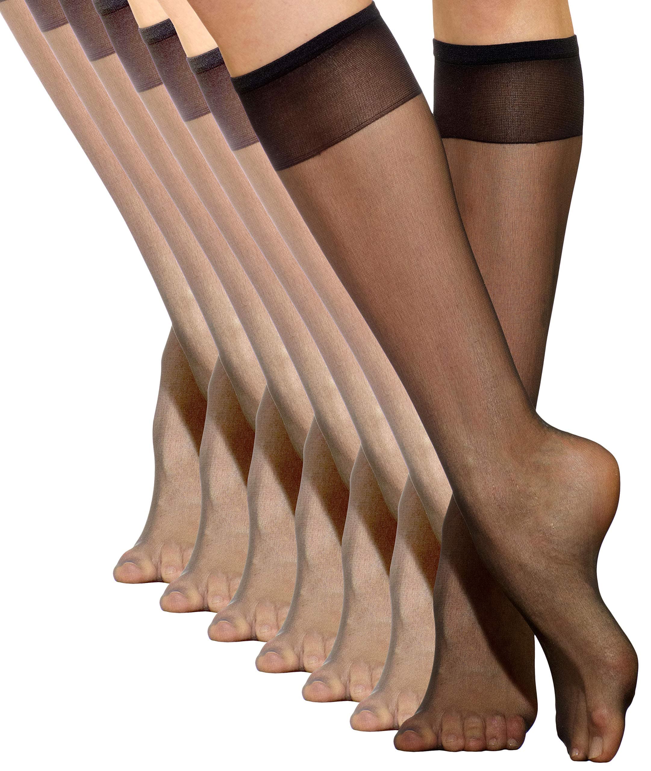 Silkieswomens Silkies Ultra Knee Hi's With Energizing Support (6 Pair Pack) Ultra Knee Hi's With Energizing Support (6 Pair Pack)
