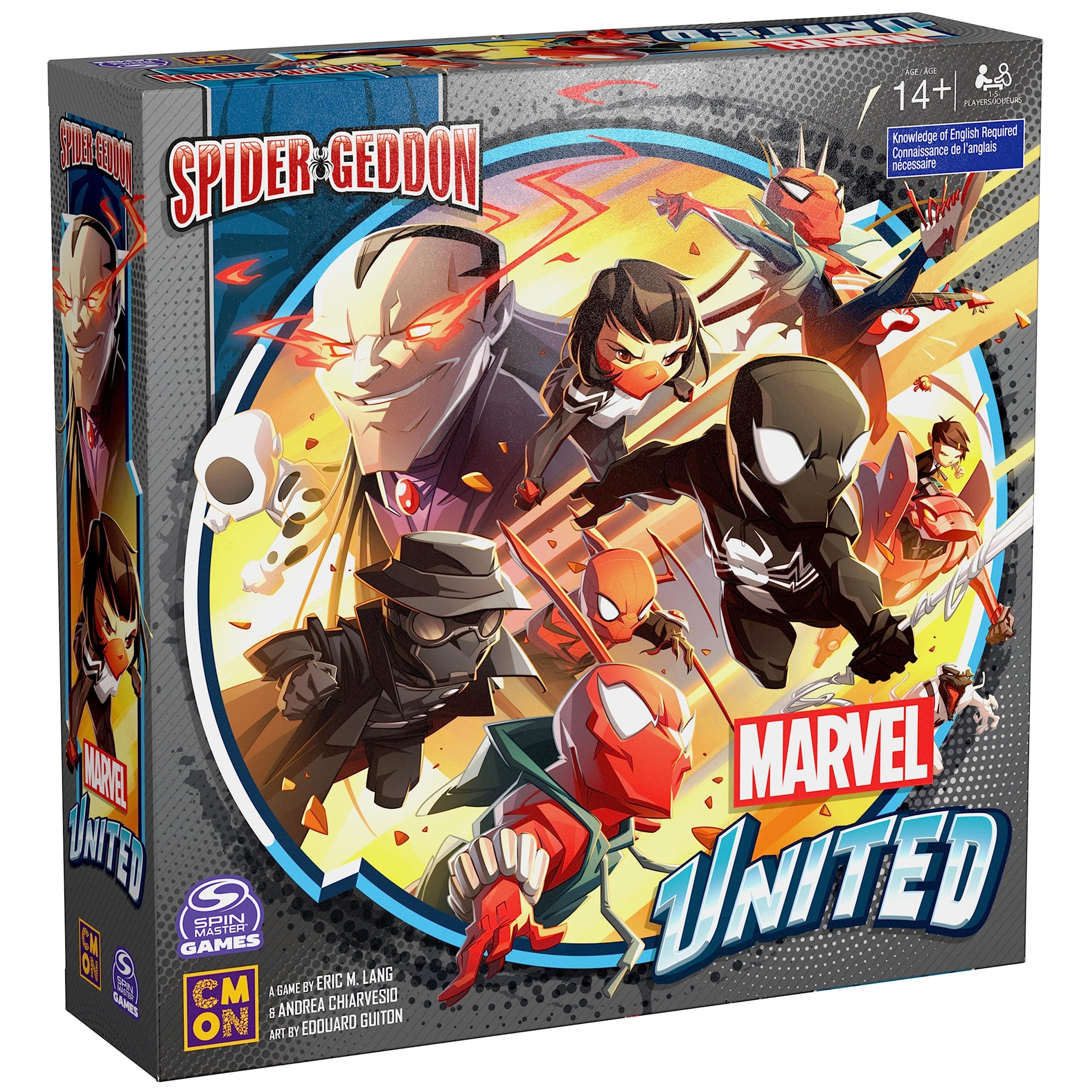 Marvel United: Spider-Geddon, Strategy Board Game, Collectible Spider Man Figurines, for Fans of Marvel Rivals & Action Movie Toys, 1-4 Players, for Ages 14 & Up