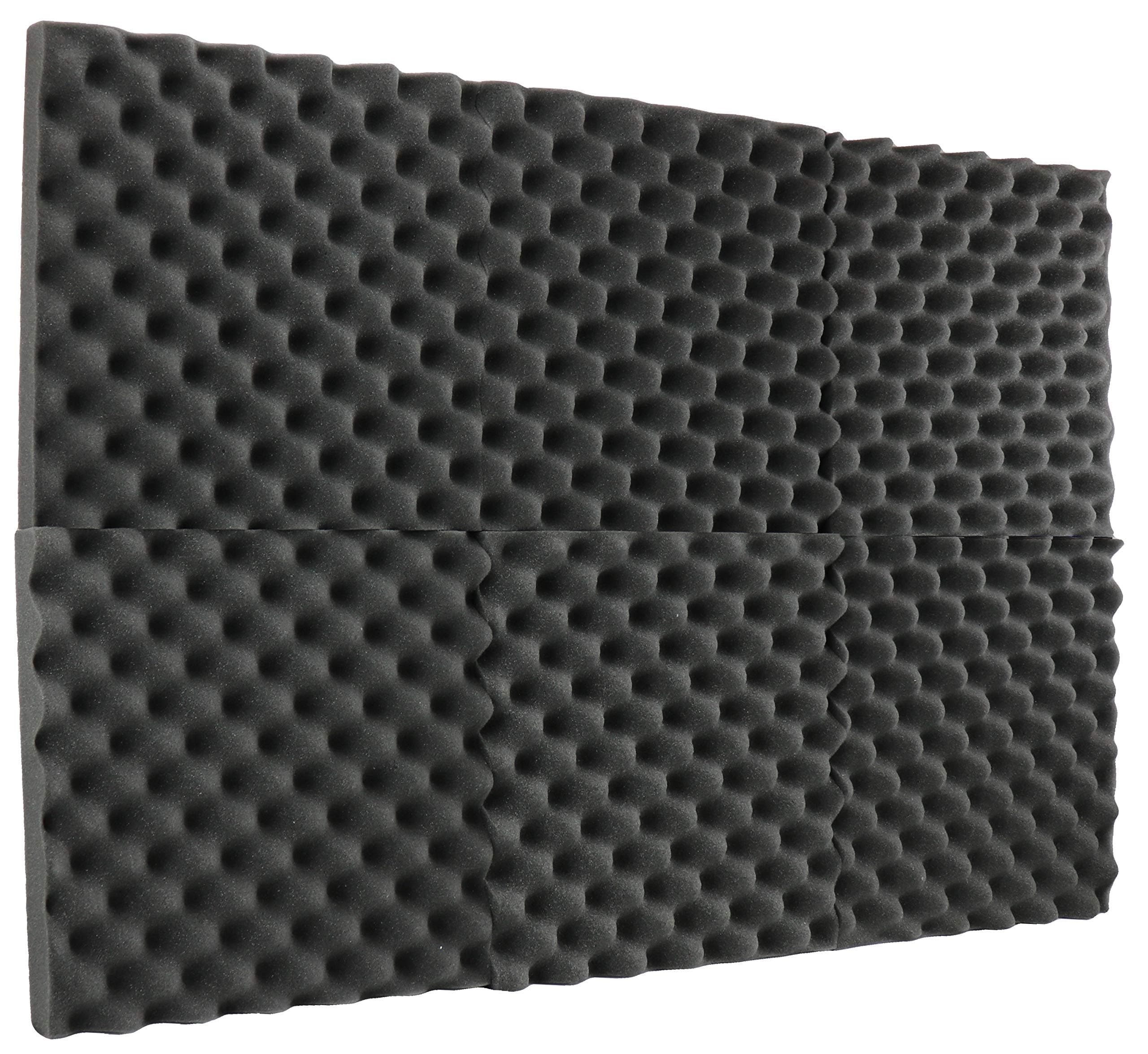 New Level 6 Pack- Acoustic Panels Studio Foam Egg Crate 2" X 12" X 12"