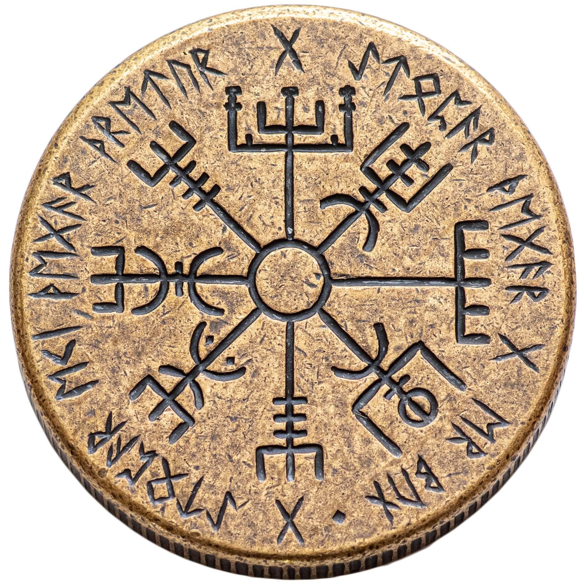 Shire Post Mint Vegvisir Wayfinder Coin - Bronze