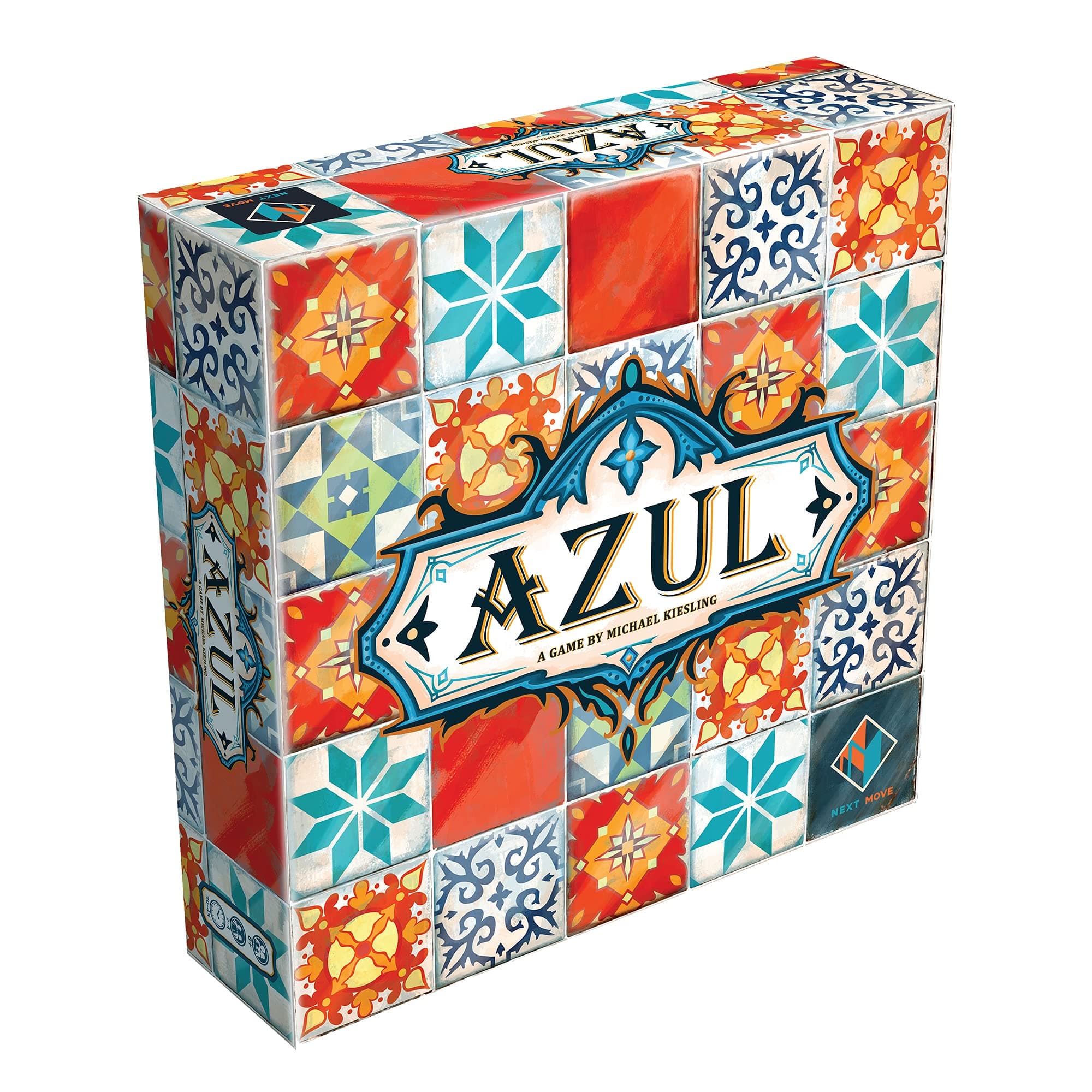 Azul Board Game - Award-Winning Tile-Placement Strategy Game, Beautiful Mosaic Art, Family Fun for Kids & Adults, Ages 8+, 2-4 Players, 30-45 Minute Playtime