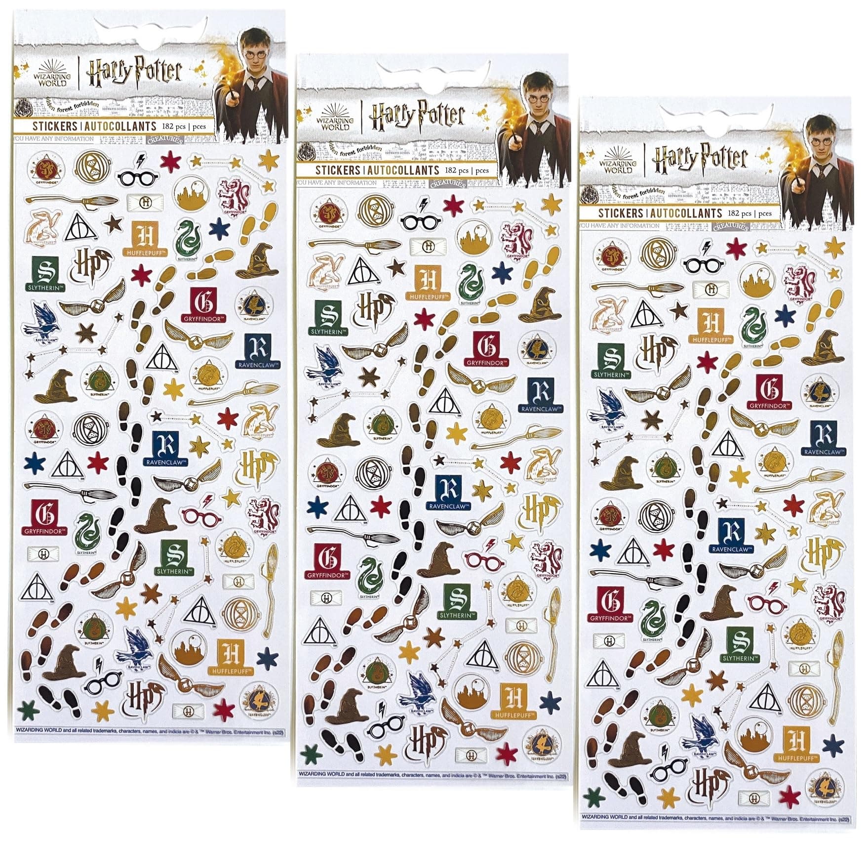 Paper House Productions Harry Potter Micro Stickers Multipack (Pack of 3)