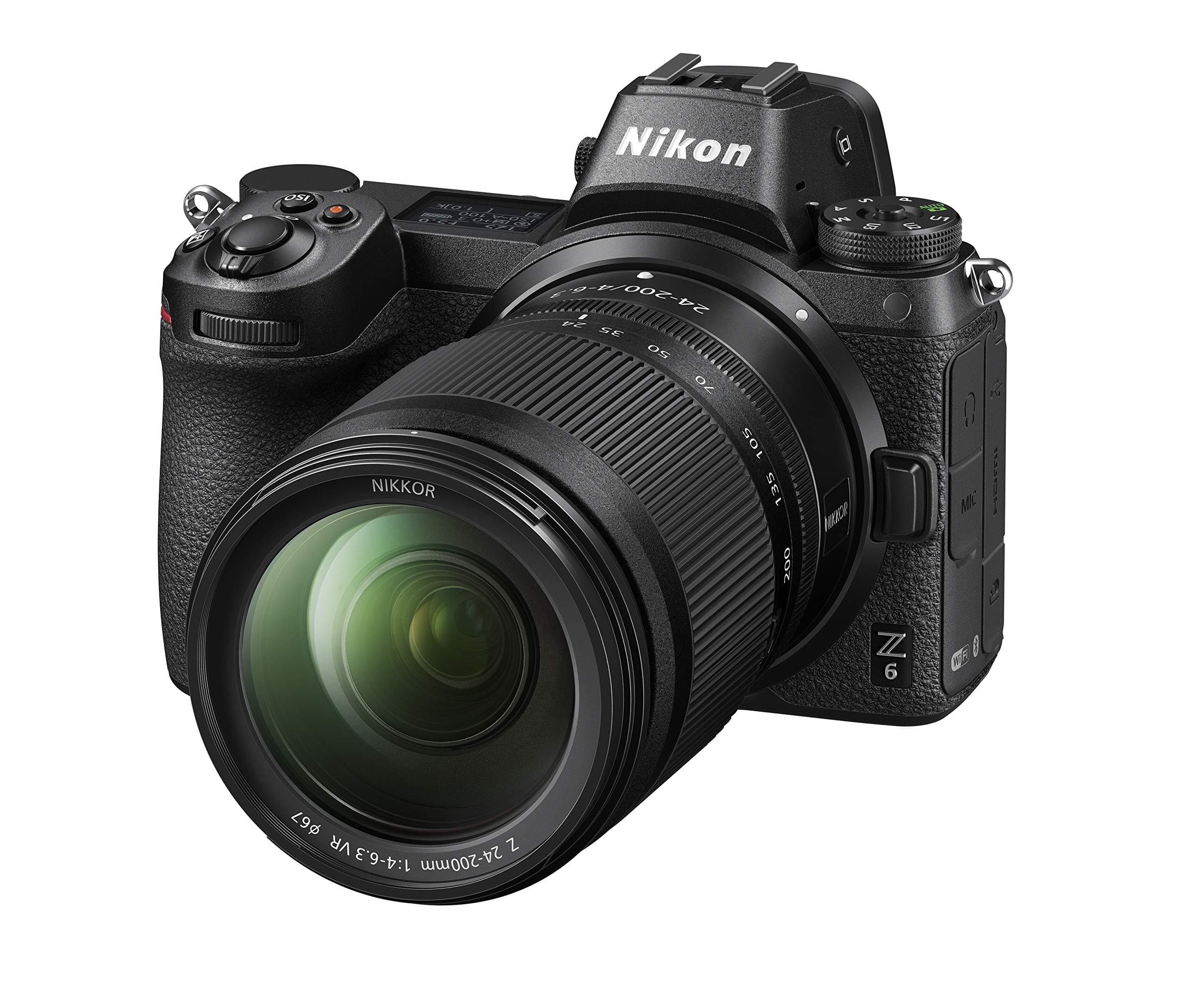 Nikon Z 6II Mirrorless Full-Frame Camera with 24-200mm f/4-6.3 VR Lens (24.5 MP, 14 fps, 4K UHD Video, Dual Card Slot, Robust Body, Advanced Low-Light AF, High-Speed Burst Shooting)