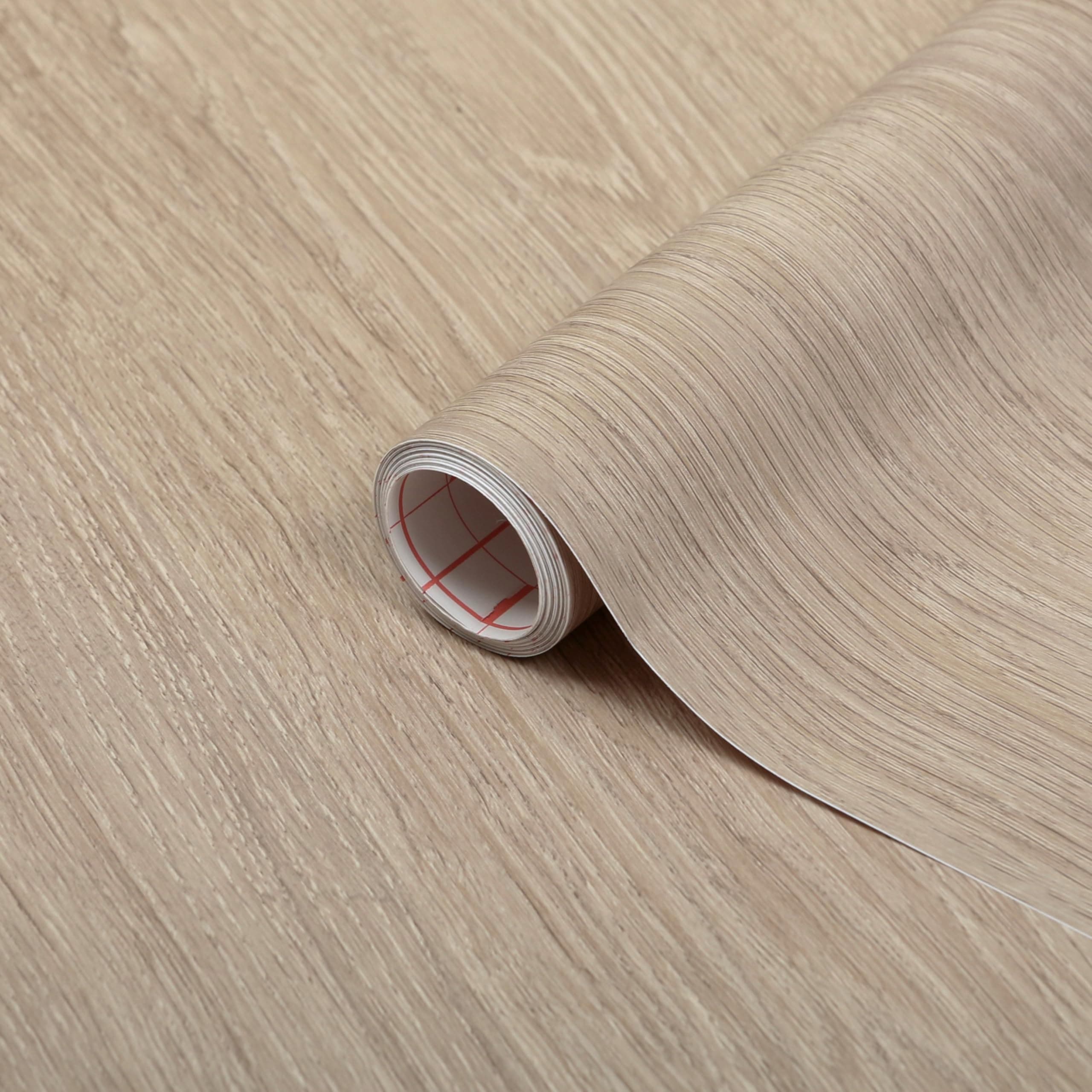 d-c-fix vinyl wrap Santana oak lime wood effect 90 cm x 2,1 m - sticky back plastic roll for furniture, kitchen & cupboards - contact paper sticker self adhesive film