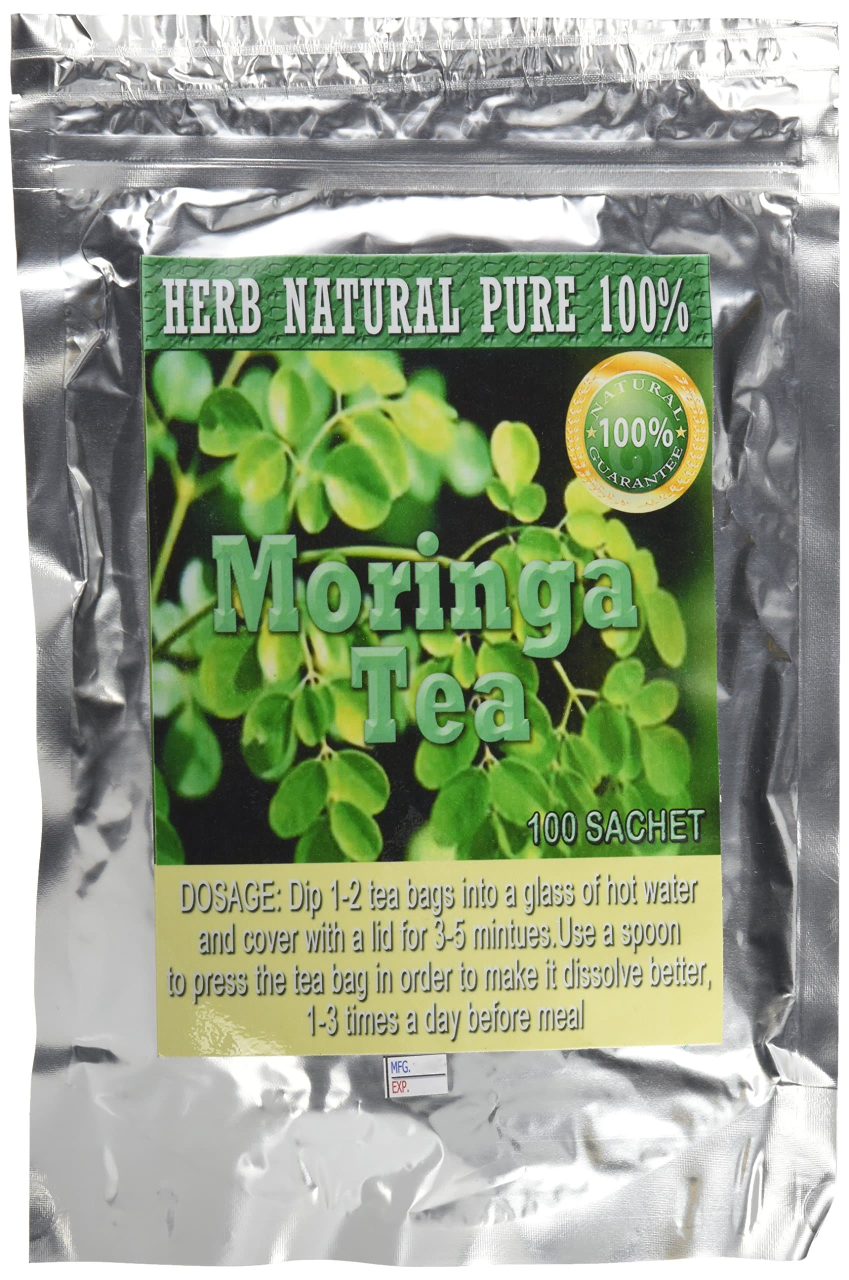 Moringa Tea Organic 100 Sachets From Thailand
