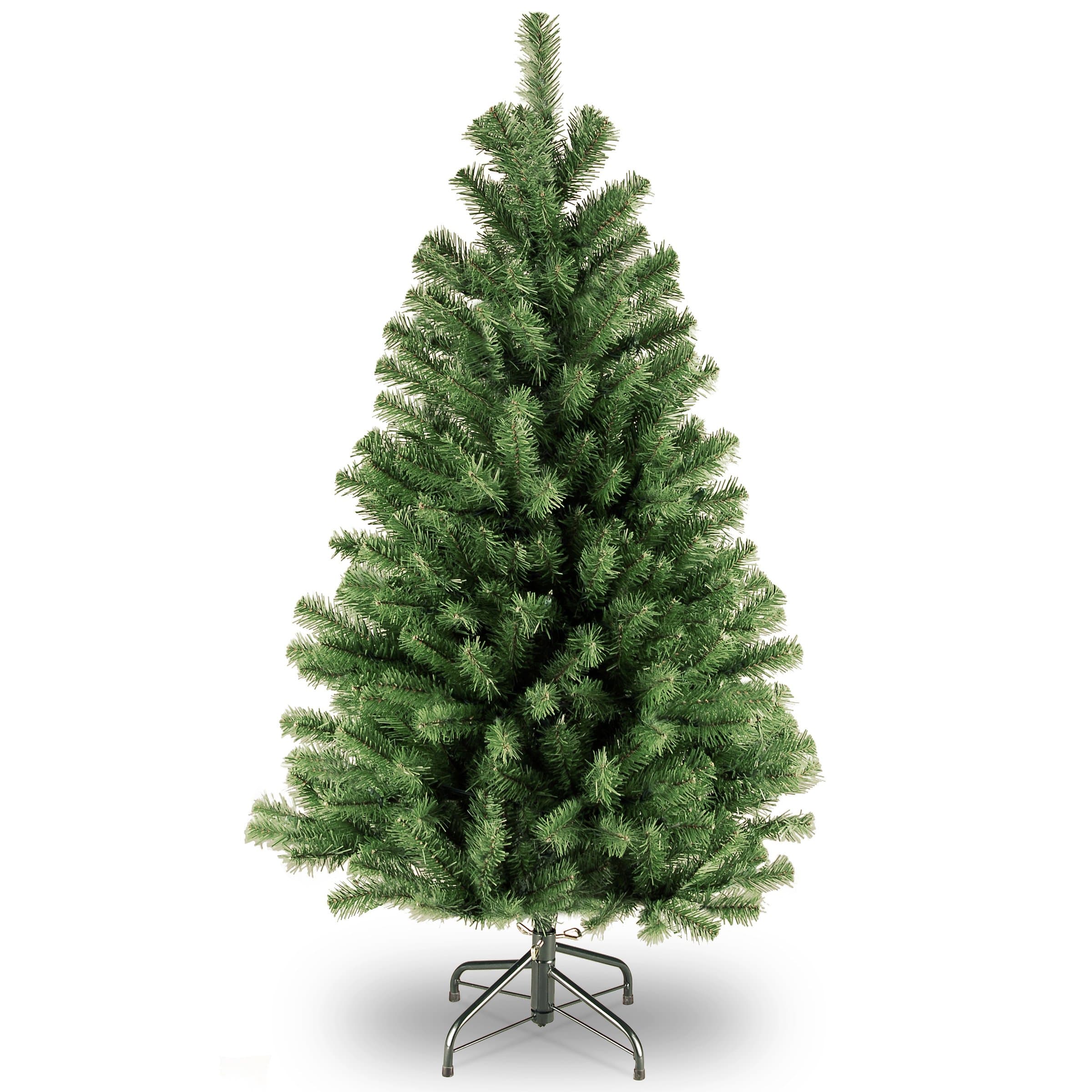 National Tree Company 4 ft Unlit North Valley Spruce Mini Artificial Christmas Tree, 307 Tips, Includes Stand, Green