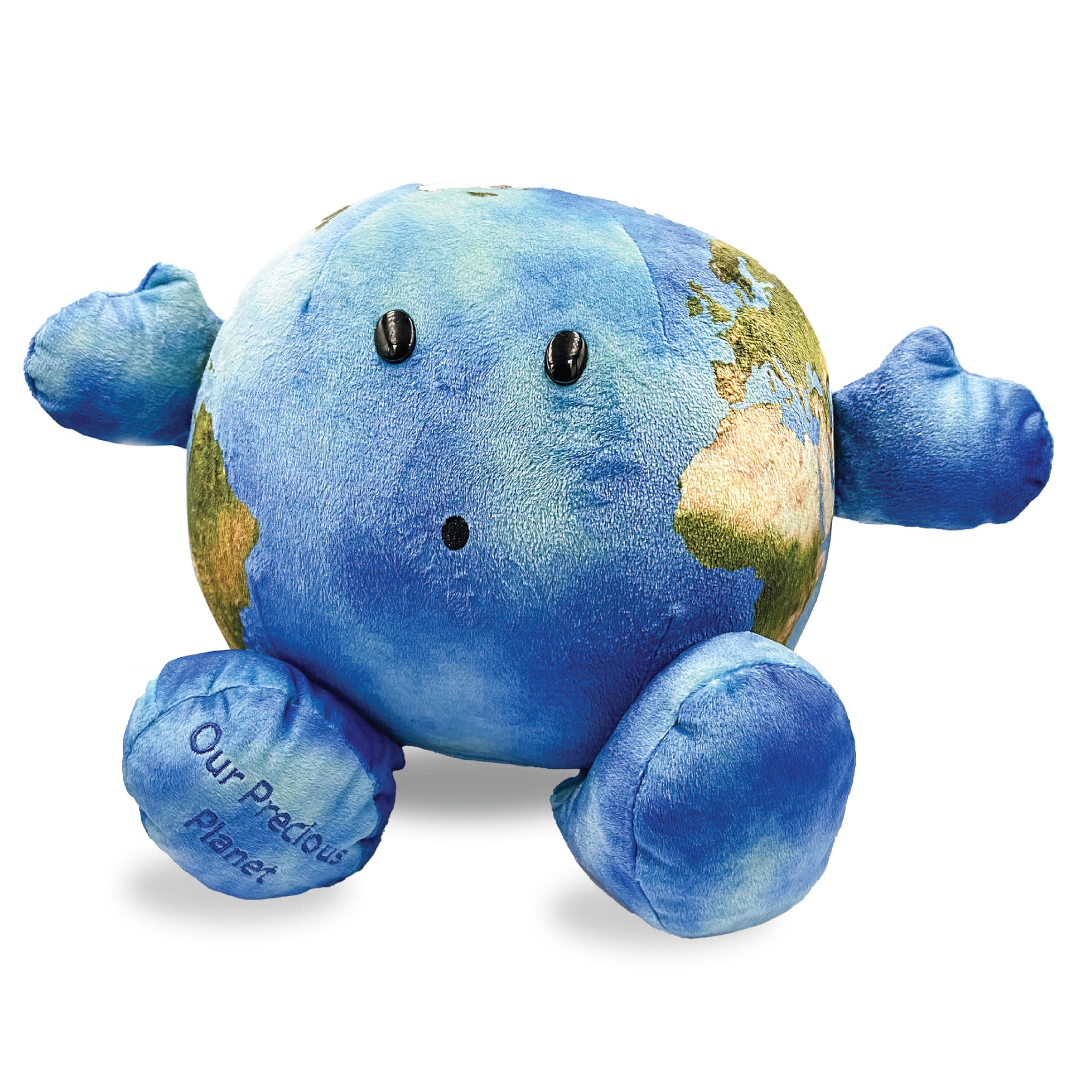 Celestial Buddies Our Precious Planet | 16" Soft Stuffed Plush, Fun Planet Facts & Climate Change Tag for Kids – STEM Learning, Educational Gift, Classroom & Homeschool Science Space Astronomy | 0+