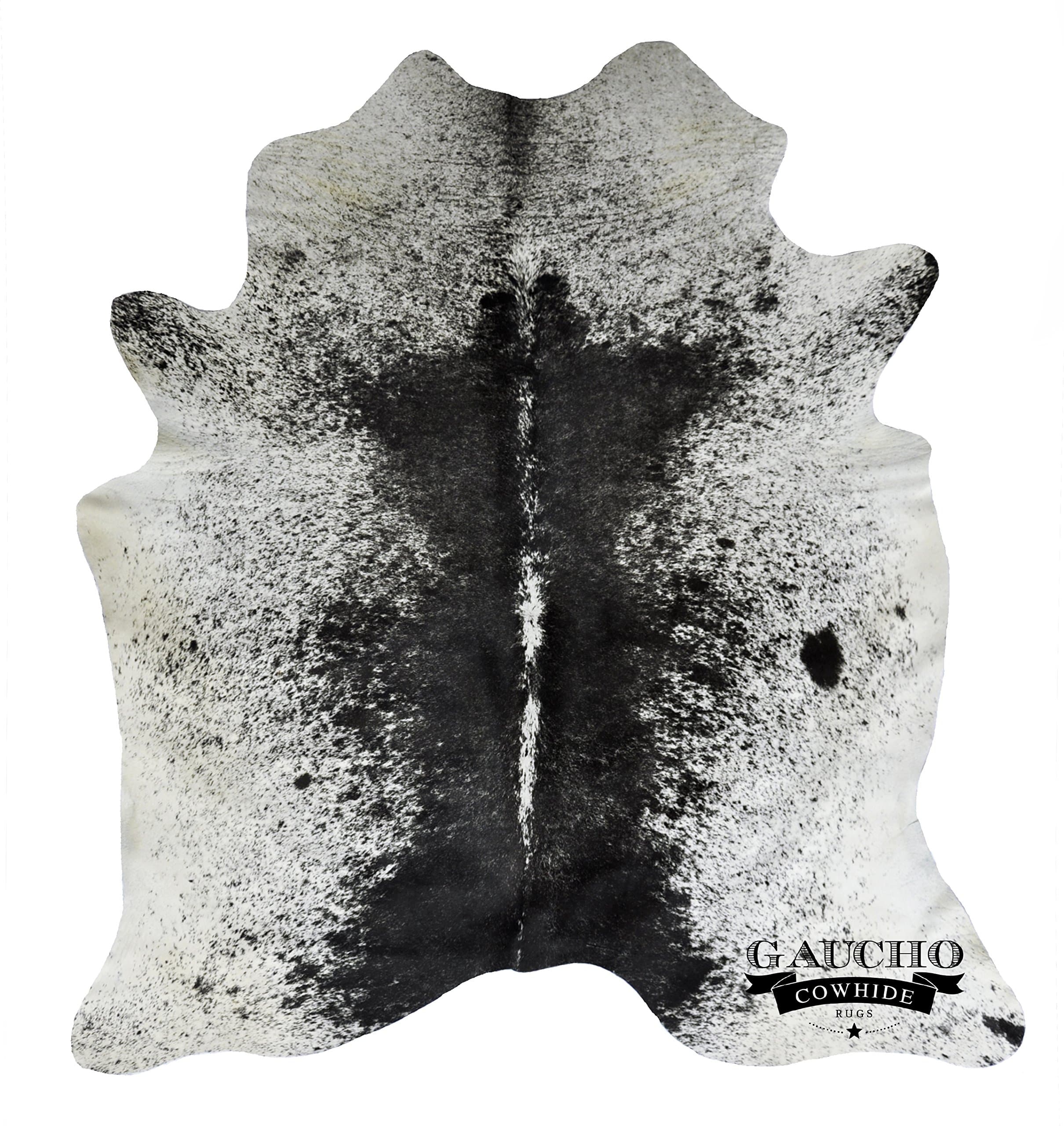 Snowie Black & White Cowhide