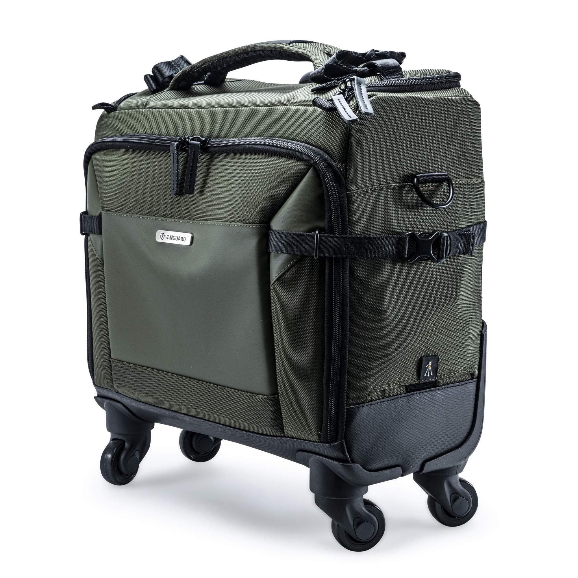 VEO Select 42T Roller Case/Trolley Bag for Pro DSLR/Mirrorless Cameras - Green