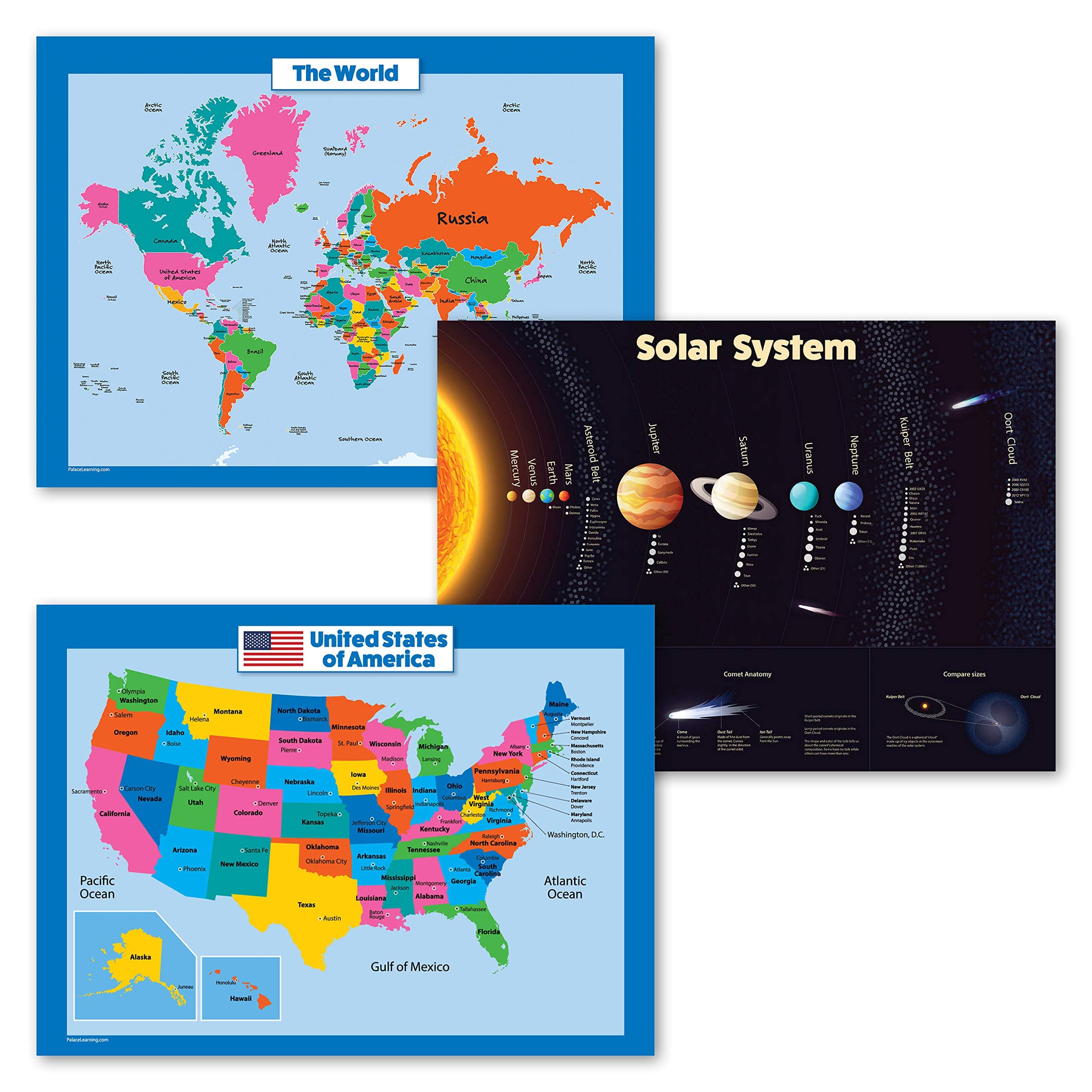 3 Pack World, Solar System, USA