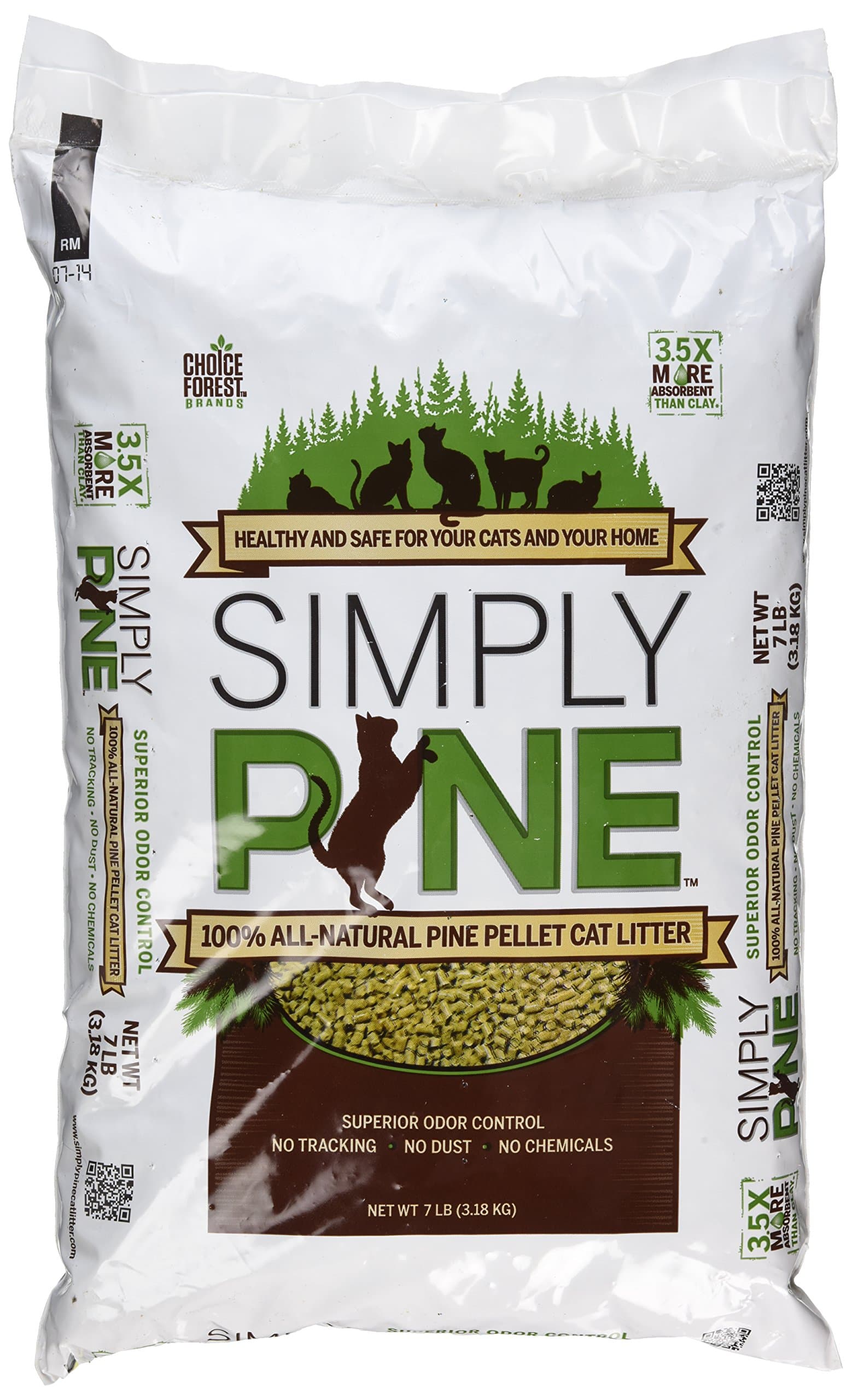 Simply Pine Natural Cat Litter, 7 lb