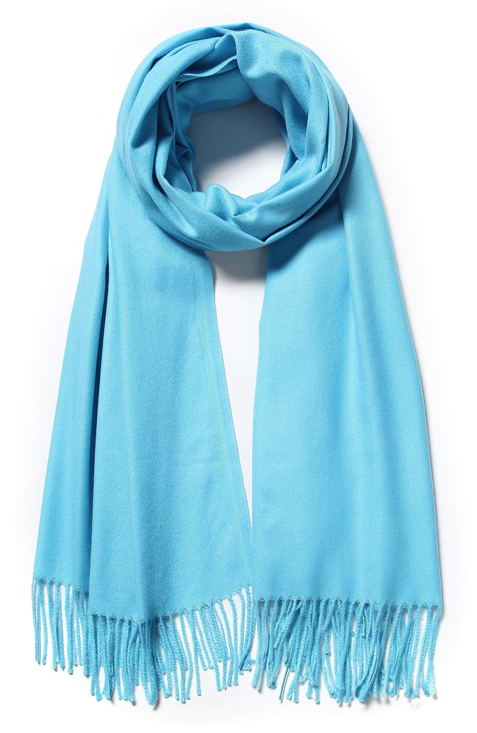 Cindy & WendyLarge Soft Cashmere Silky Pashmina Solid Shawl Wrap Scarf for Women