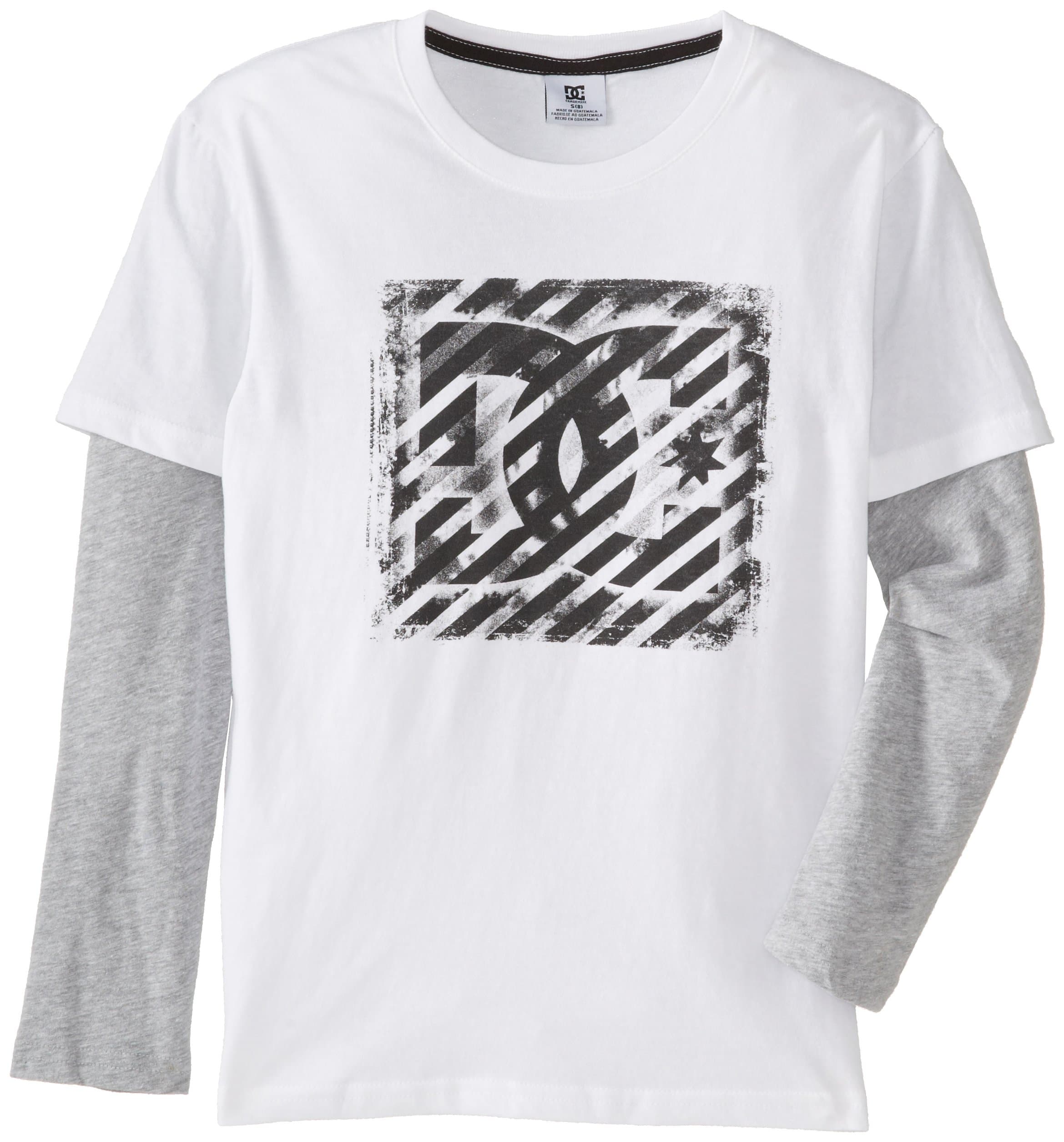 DC Apparel Big Boys' Stripe Twofer White